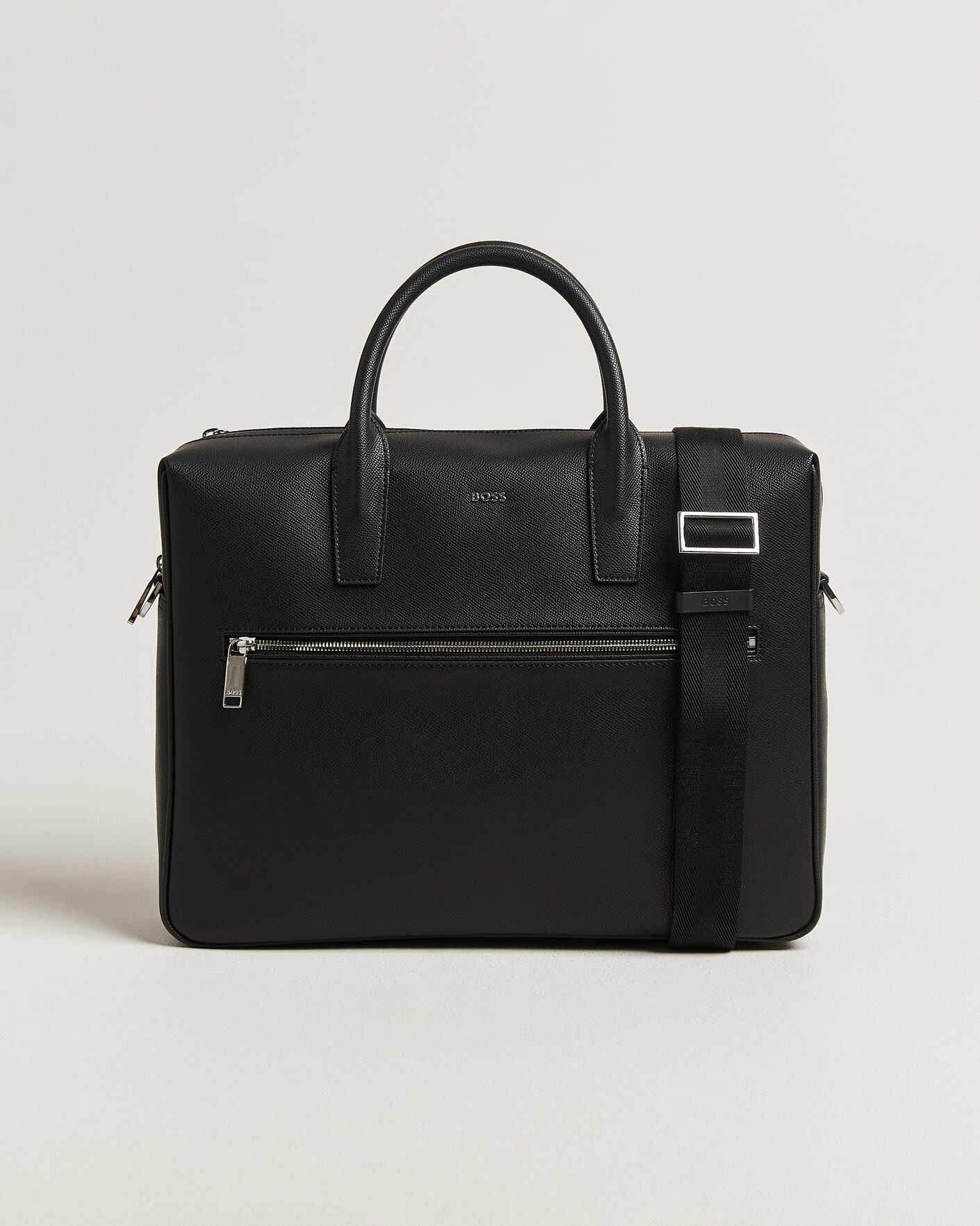 Mies | Laukut | BOSS BLACK | Daxter Leather Briefcase Black