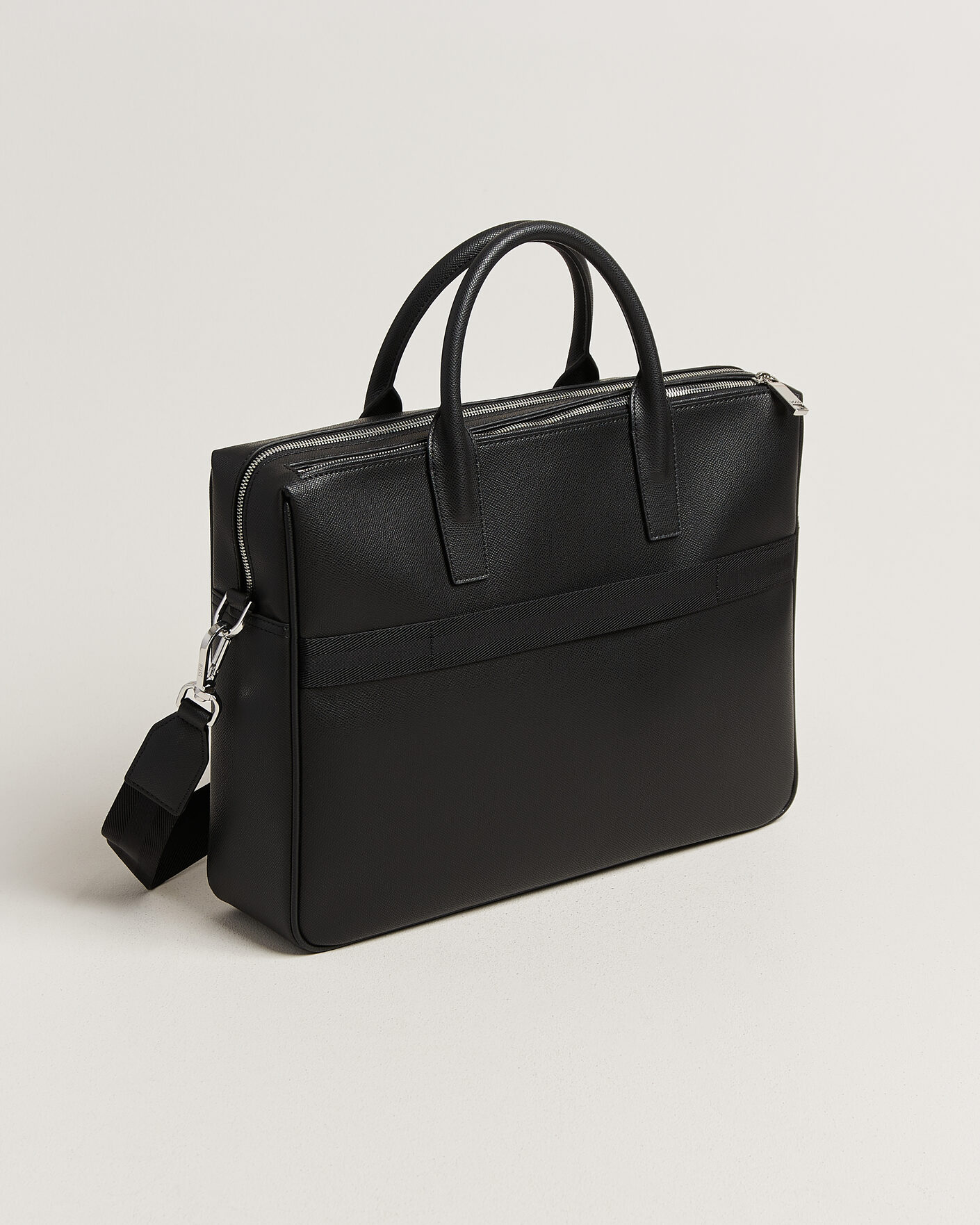 Mies | Laukut | BOSS BLACK | Daxter Leather Briefcase Black