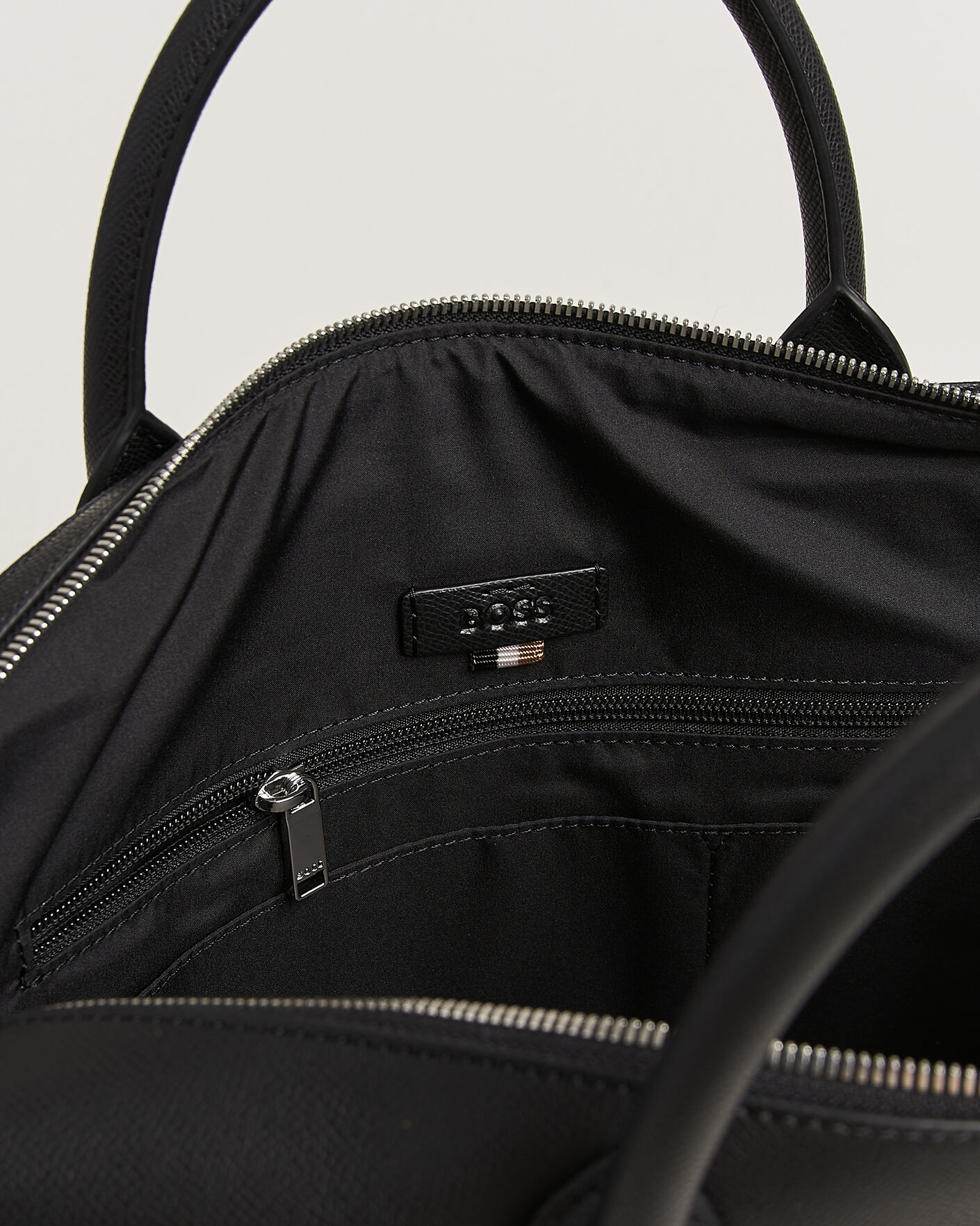 Mies | Laukut | BOSS BLACK | Daxter Leather Briefcase Black