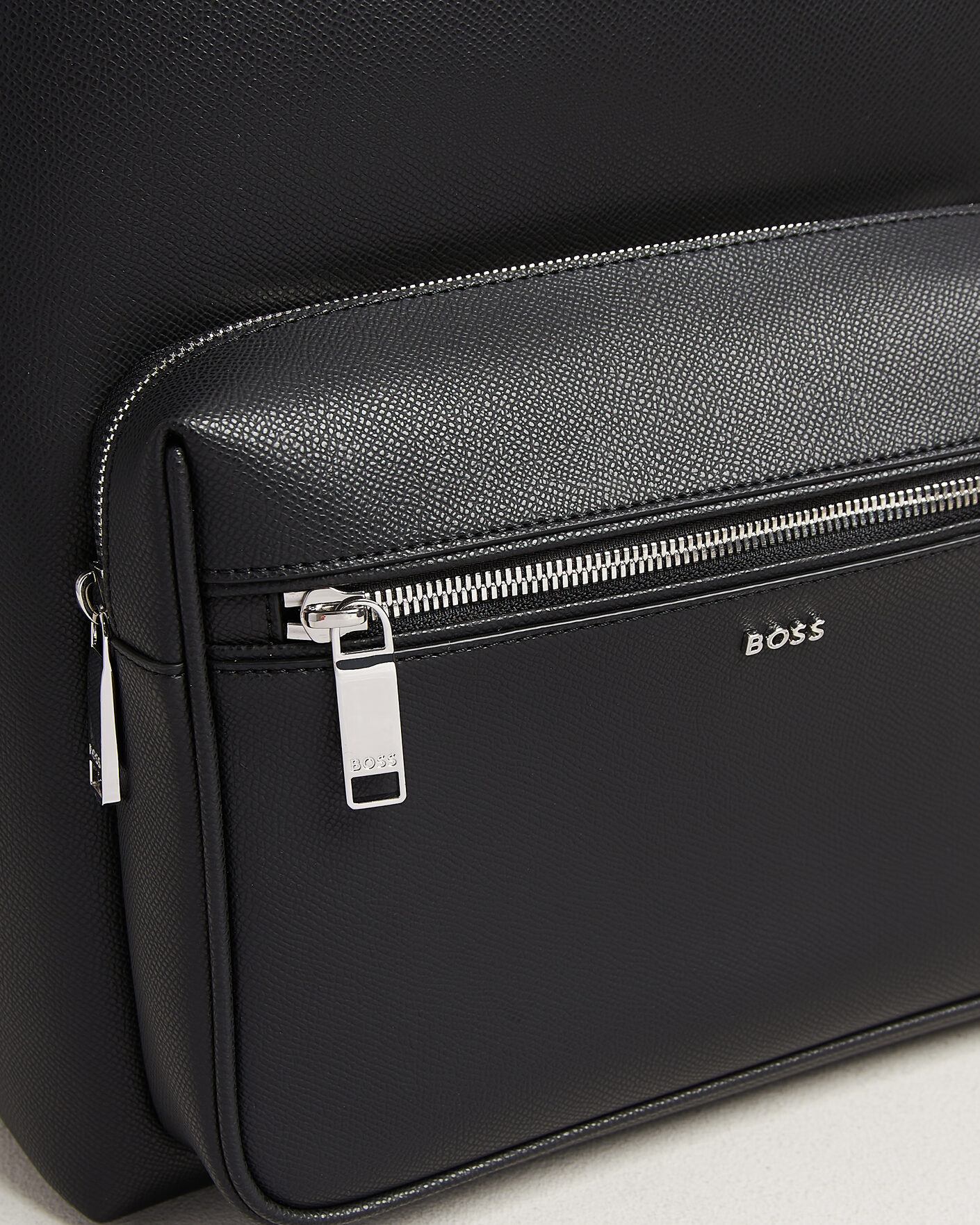 Mies | Laukut | BOSS BLACK | Daxter Leather Backpack Black