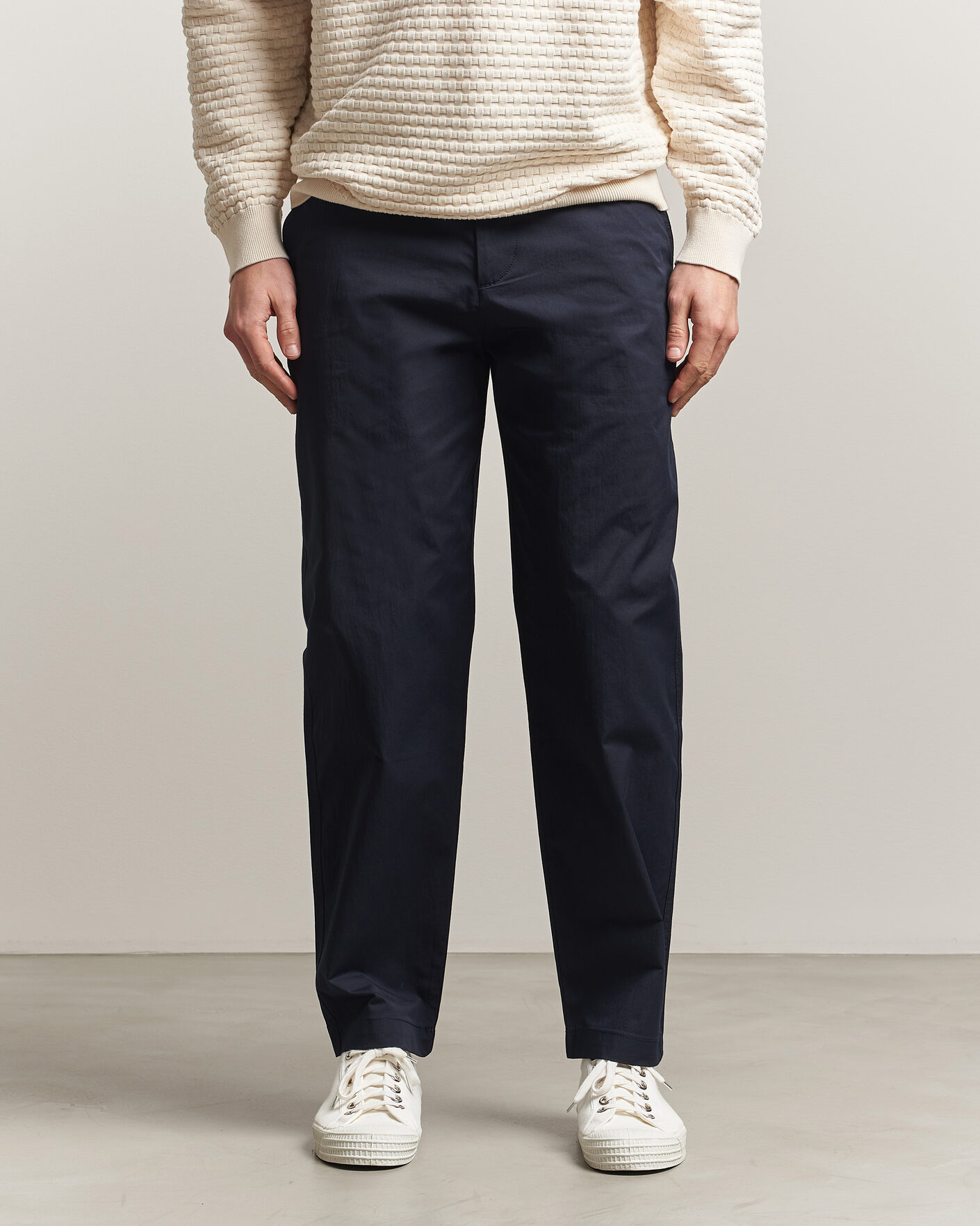 Mies | Housut | BOSS ORANGE | Cotton Chinos Dark Blue