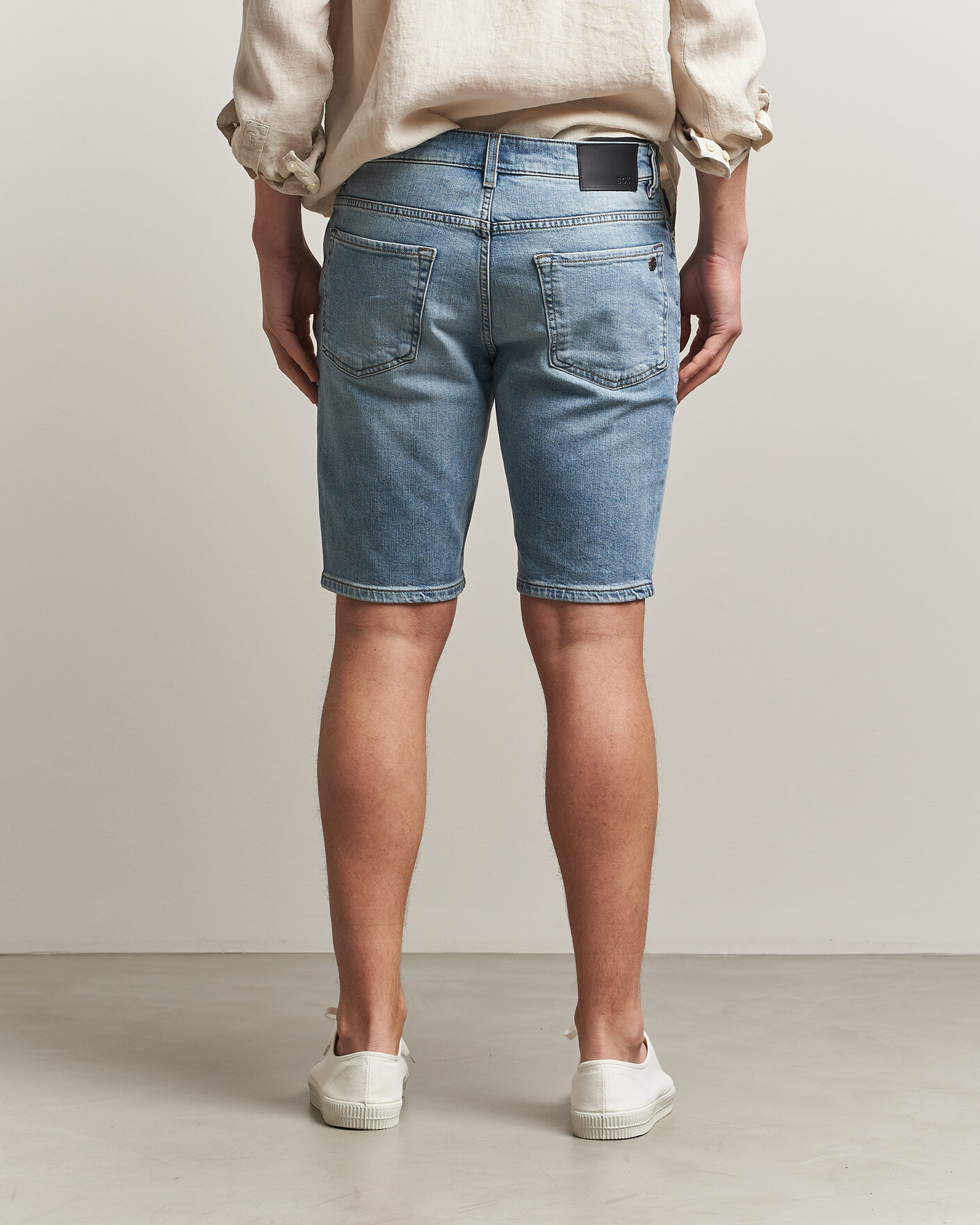 Mies | Shortsit | BOSS ORANGE | Re.Maine Denim Shorts Light Blue