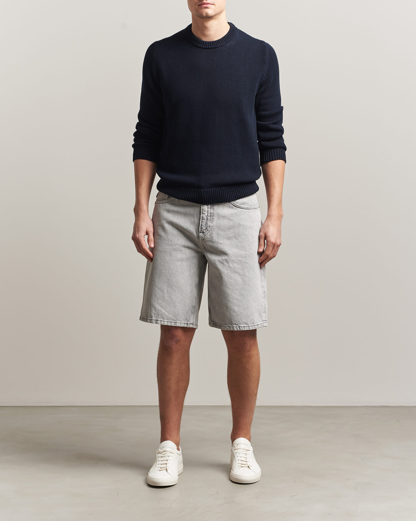 Mies | Shortsit | BOSS ORANGE | Atacama Denim Shorts Medium Grey