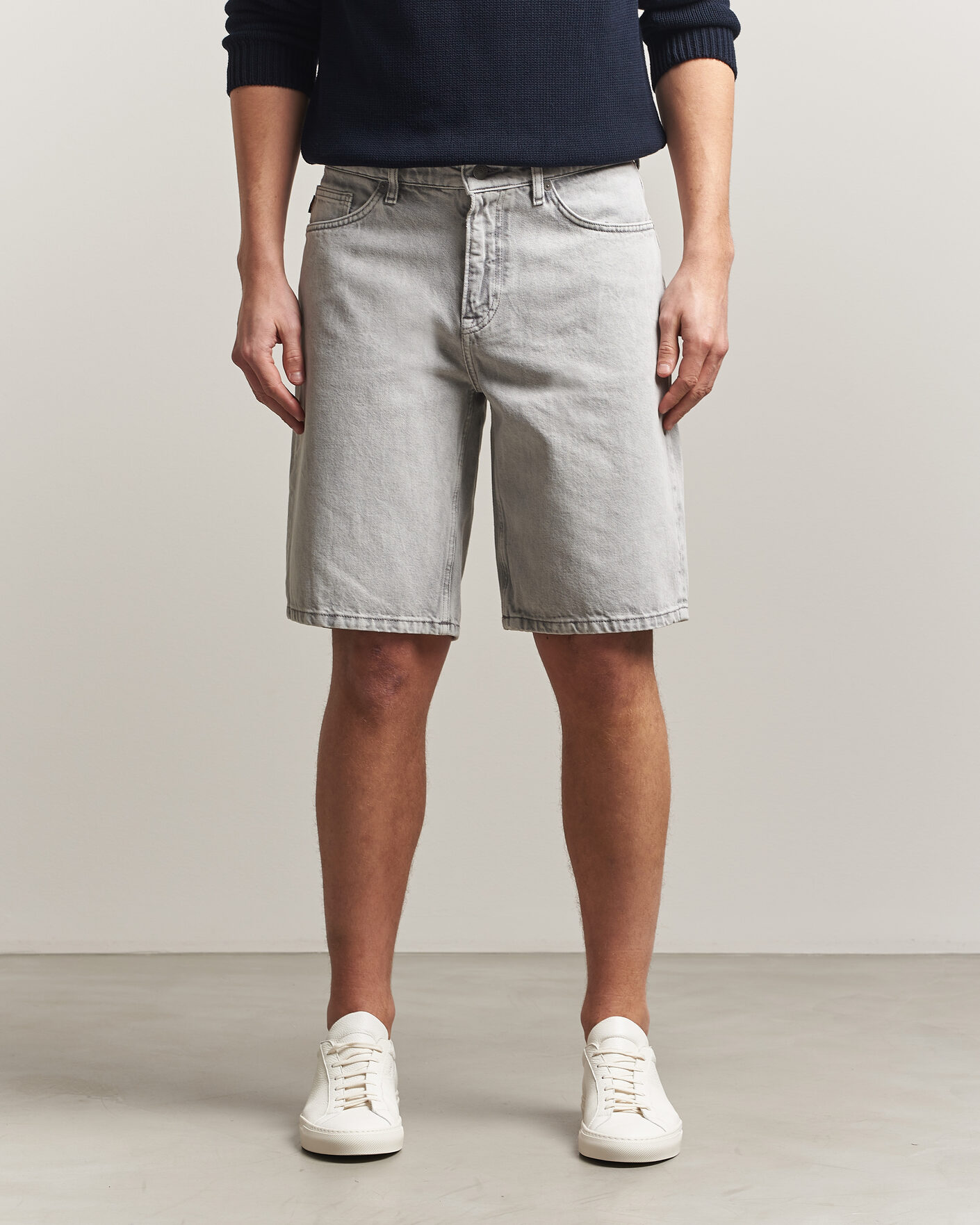 Mies | Shortsit | BOSS ORANGE | Atacama Denim Shorts Medium Grey