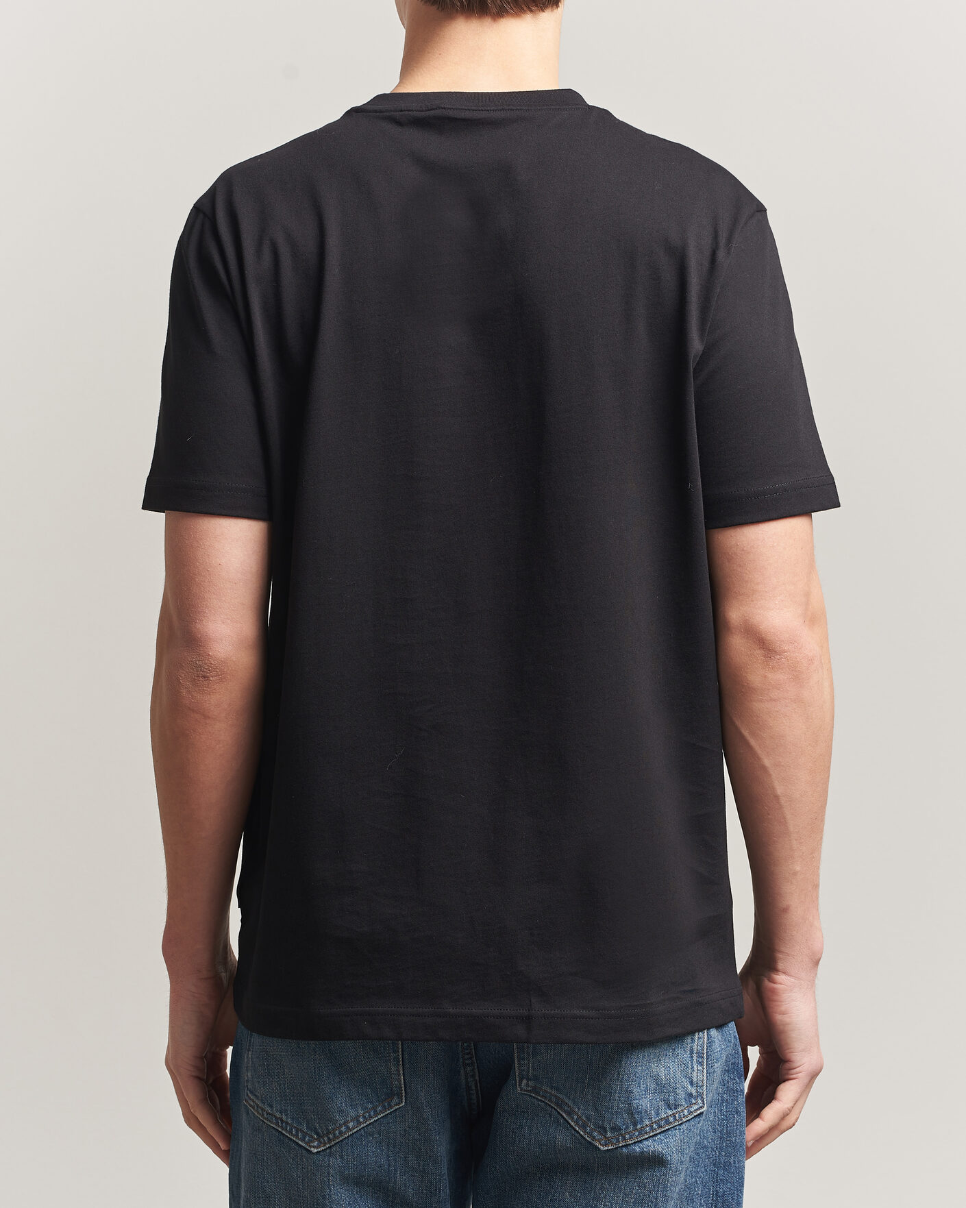 Mies | T-paidat | BOSS ORANGE | Creature Printed Crew Neck T-Shirt Black