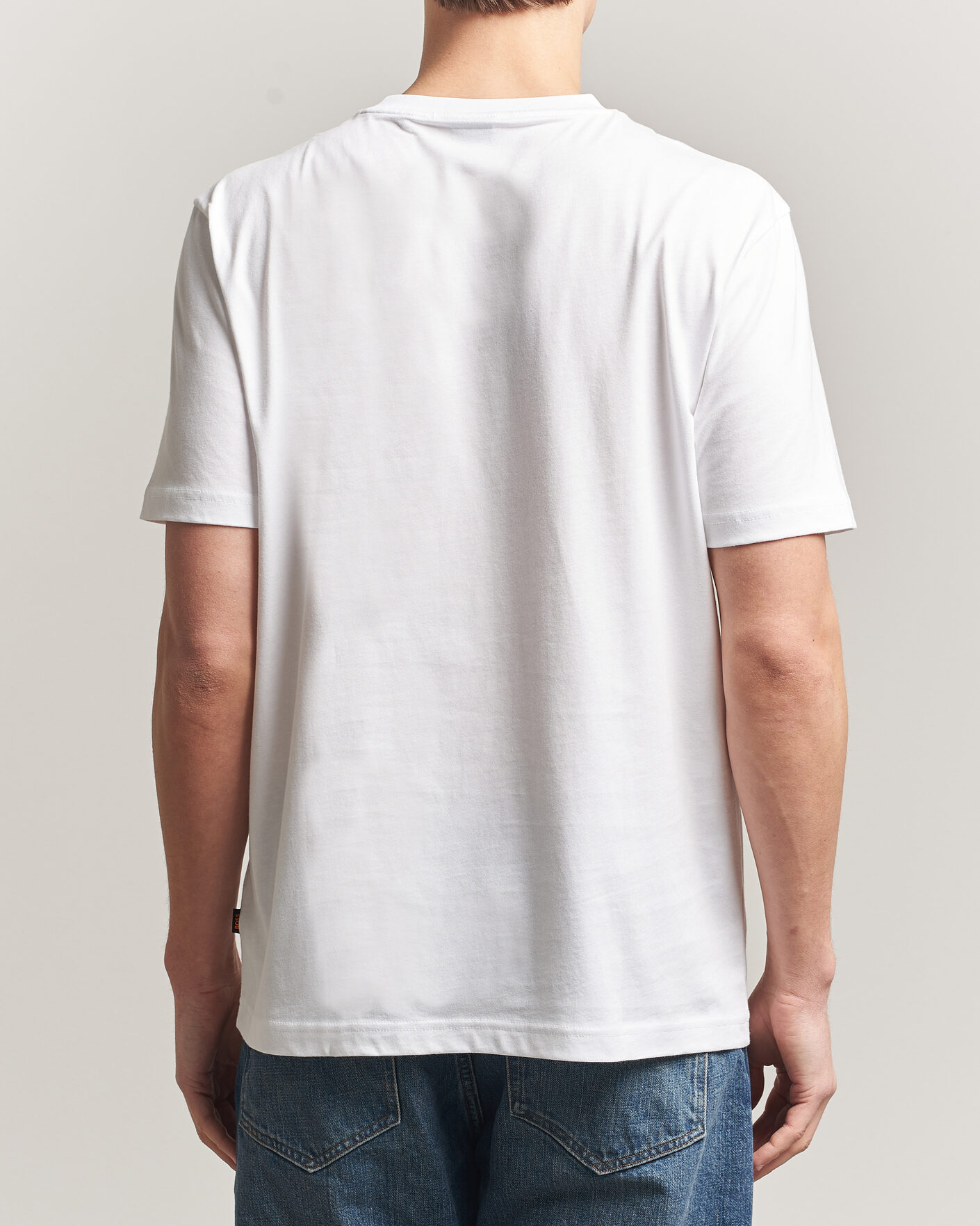 Mies | T-paidat | BOSS ORANGE | Creature Printed Crew Neck T-Shirt Natural