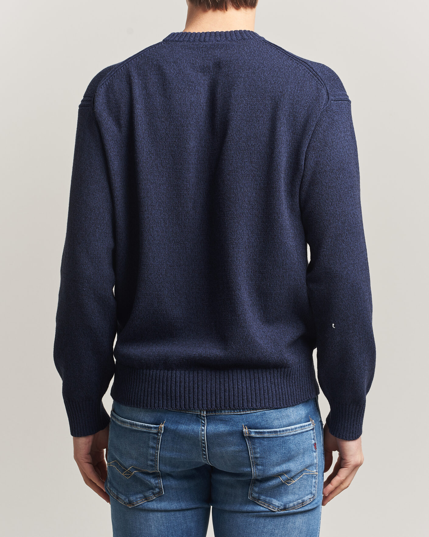 Mies | Puserot | BOSS ORANGE | Kerlino Knitted Sweater Dark Blue