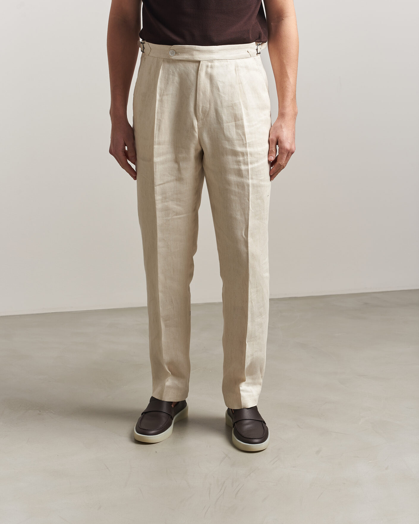 Mies | Loaferit | BOSS BLACK | Randal Leather Loafer Dark Brown