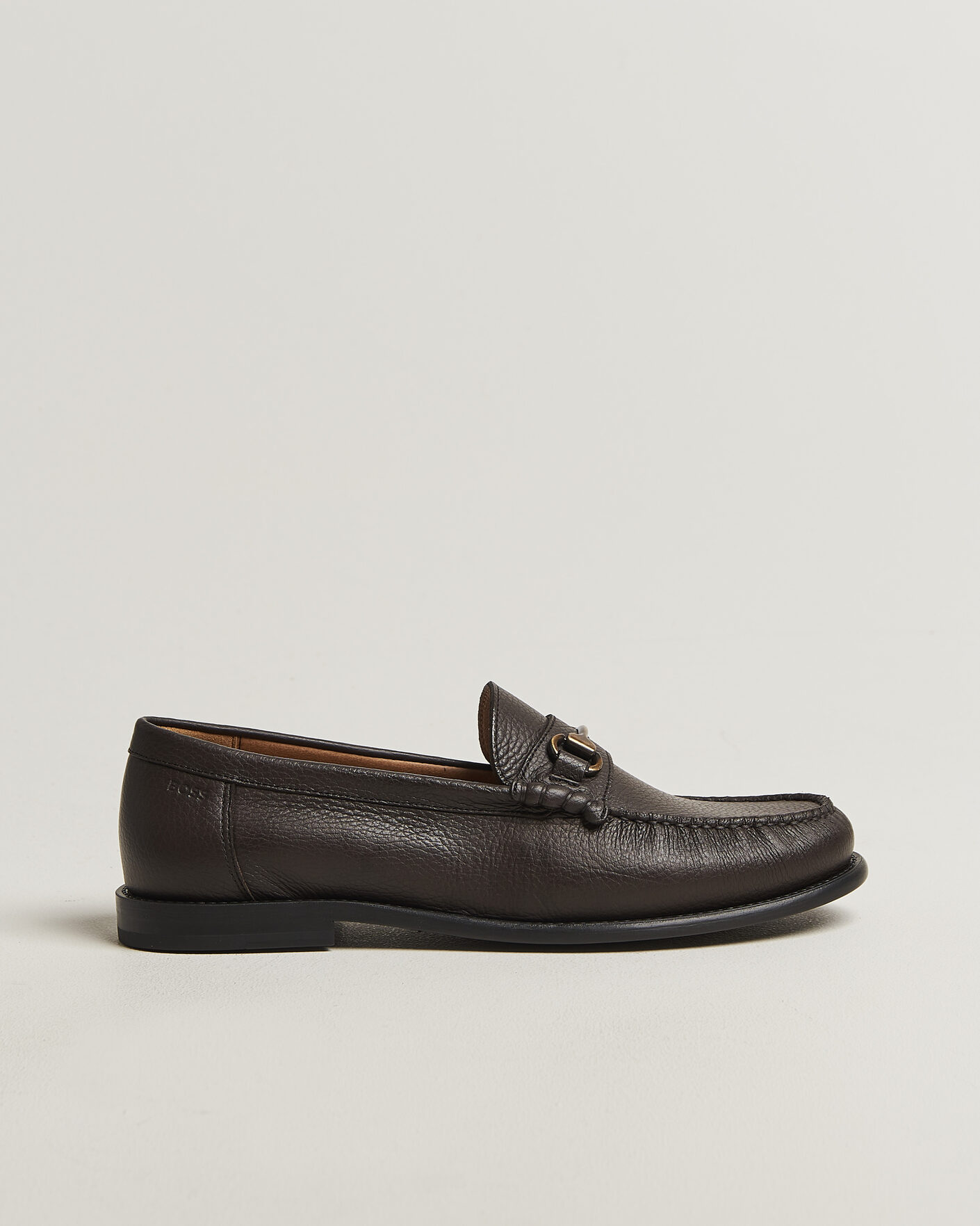Mies | Loaferit | BOSS BLACK | Tevan Leather Moccasin Dark Brown