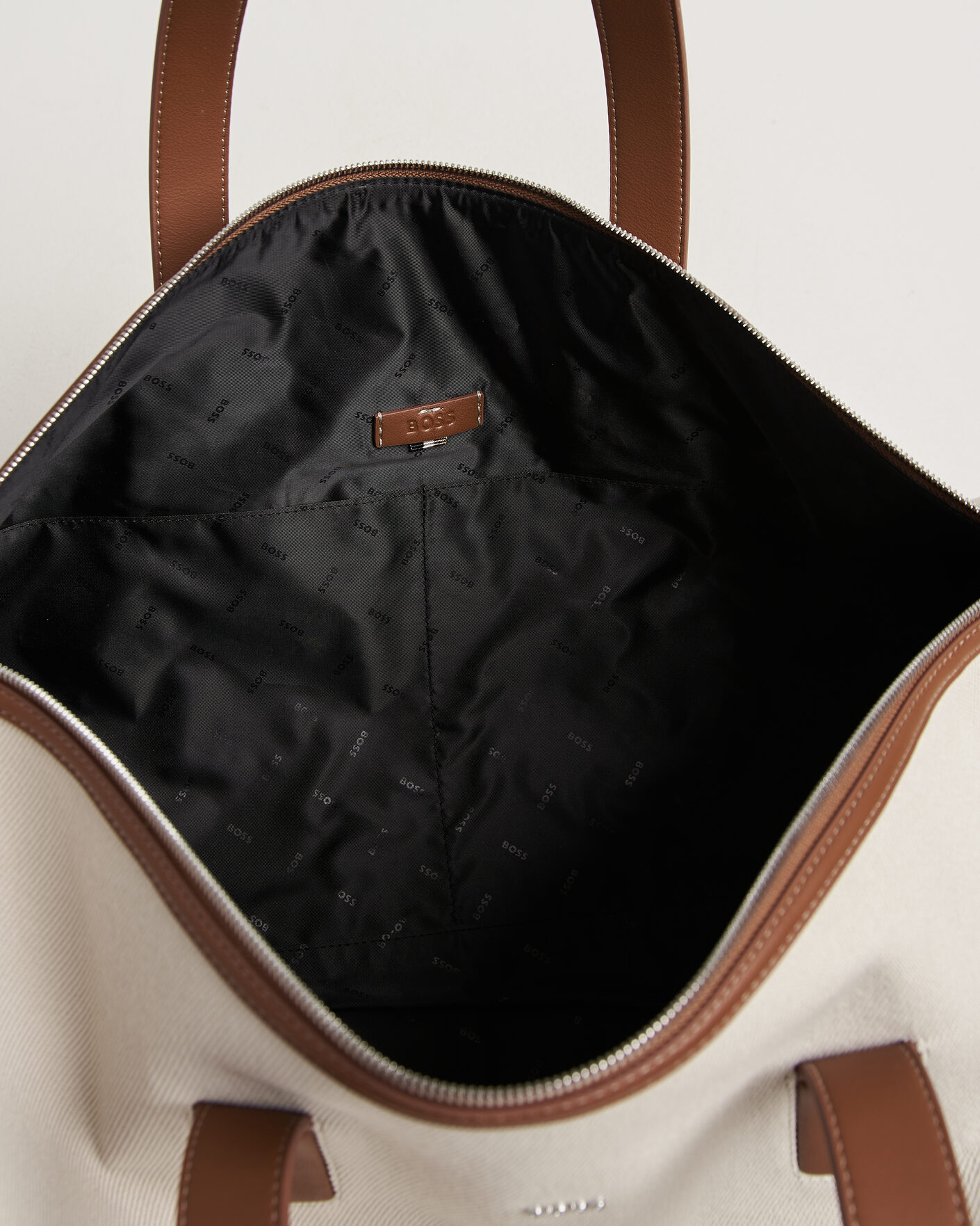 Mies | Laukut | BOSS BLACK | Dakkar Canvas Holdall Beige