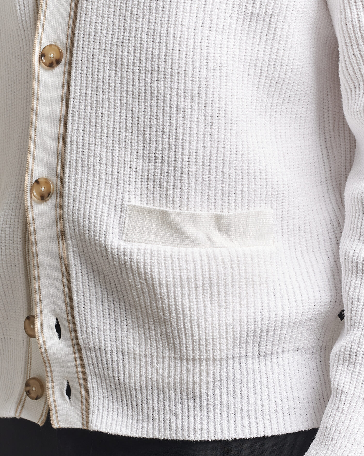 Mies | Puserot | BOSS BLACK | Napoli Knitted Cardigan White