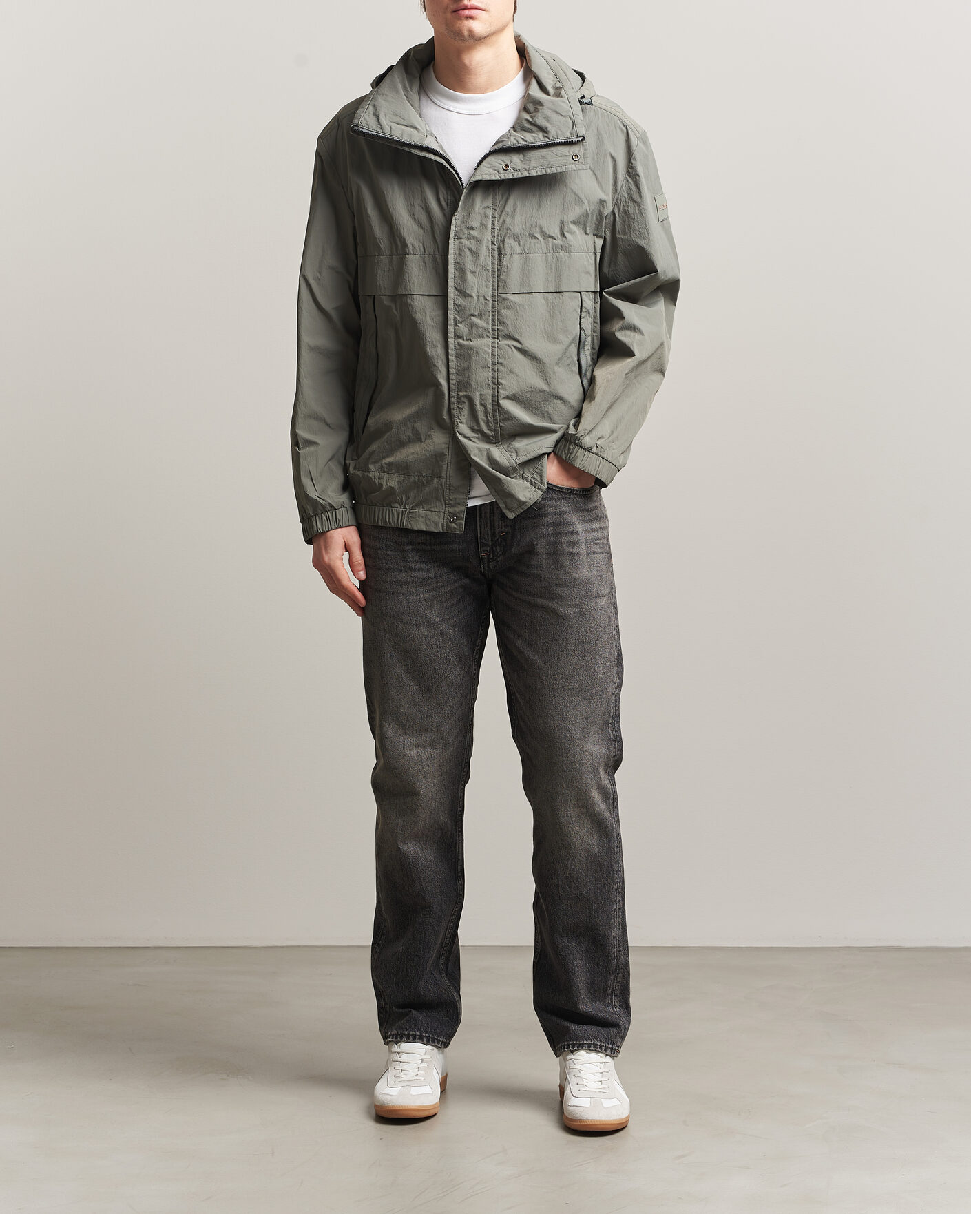 Mies | Takit | BOSS ORANGE | Oberle Hooded Jacket Green