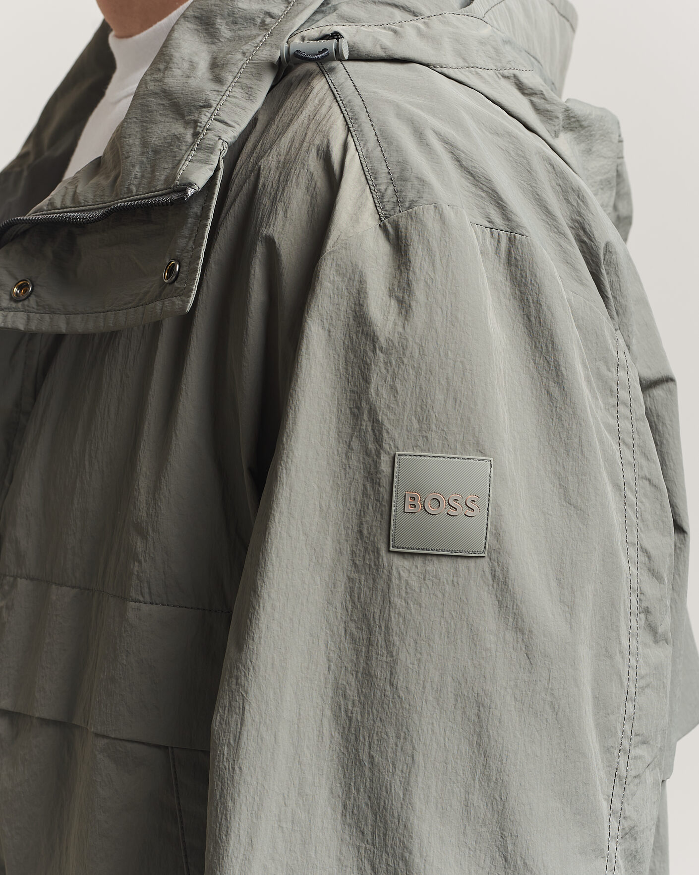 Mies | Takit | BOSS ORANGE | Oberle Hooded Jacket Green