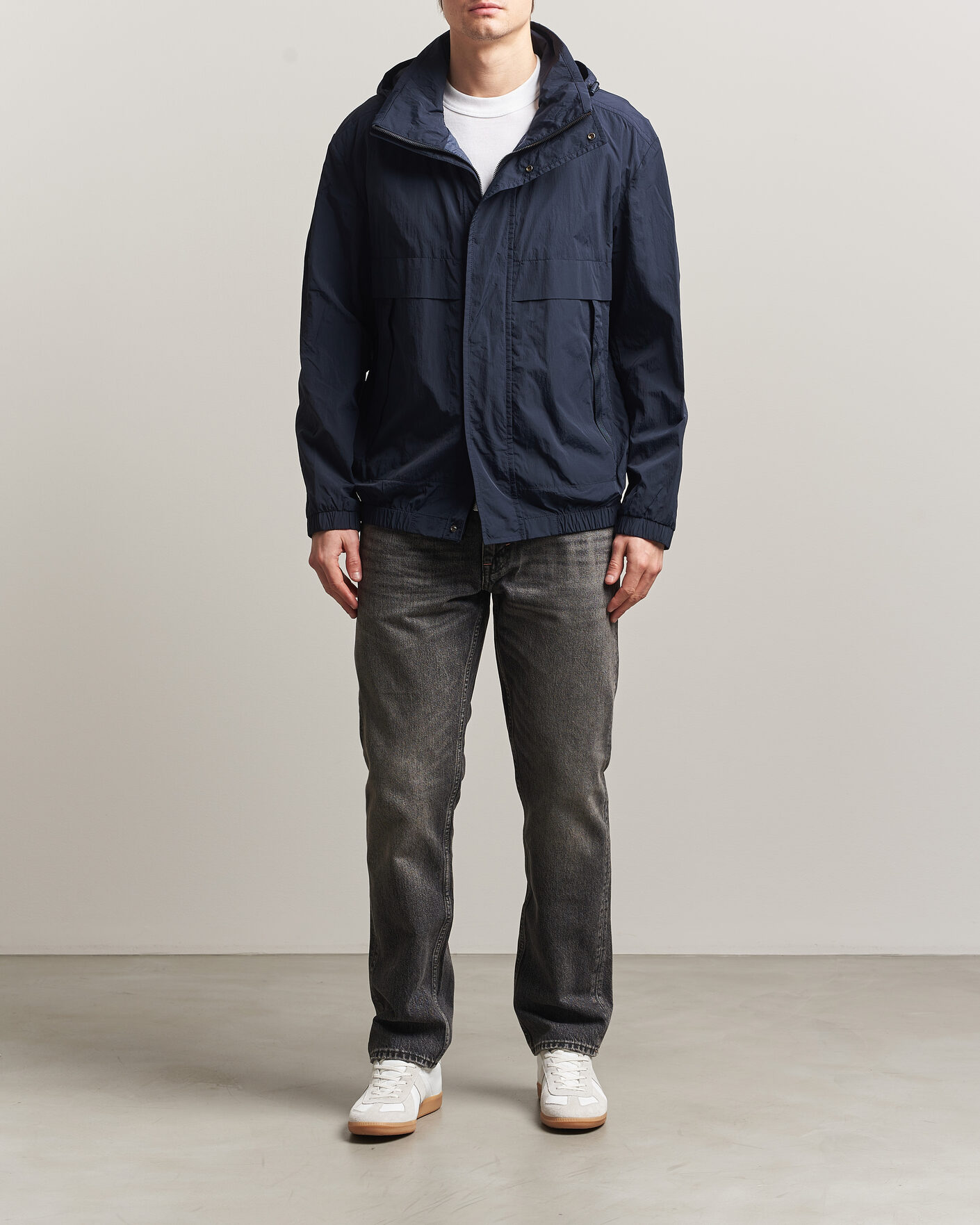 Mies | Takit | BOSS ORANGE | Oberle Hooded Jacket Dark Blue