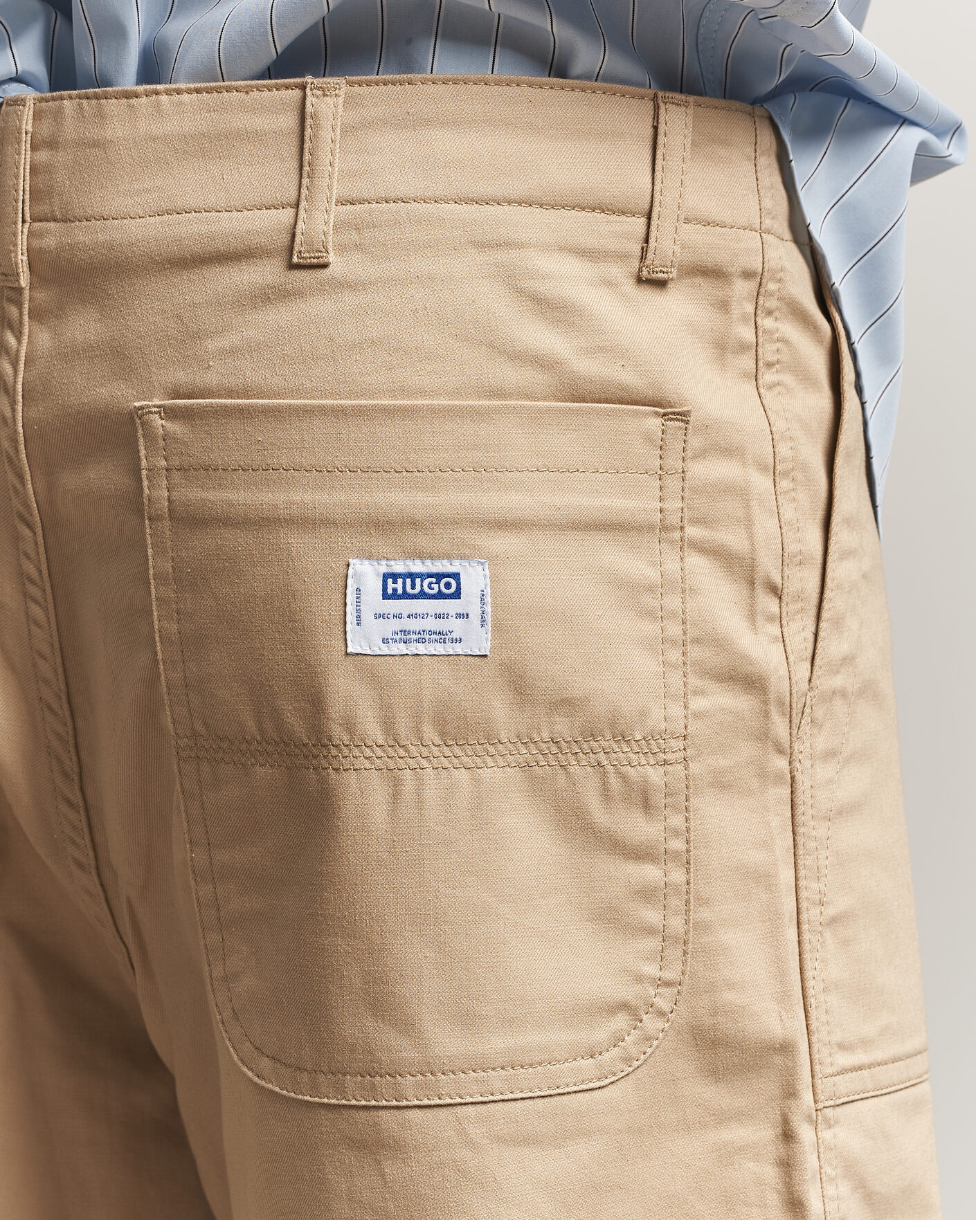 Mies | Shortsit | HUGO | Gutwin Workwear Shorts Medium Beige