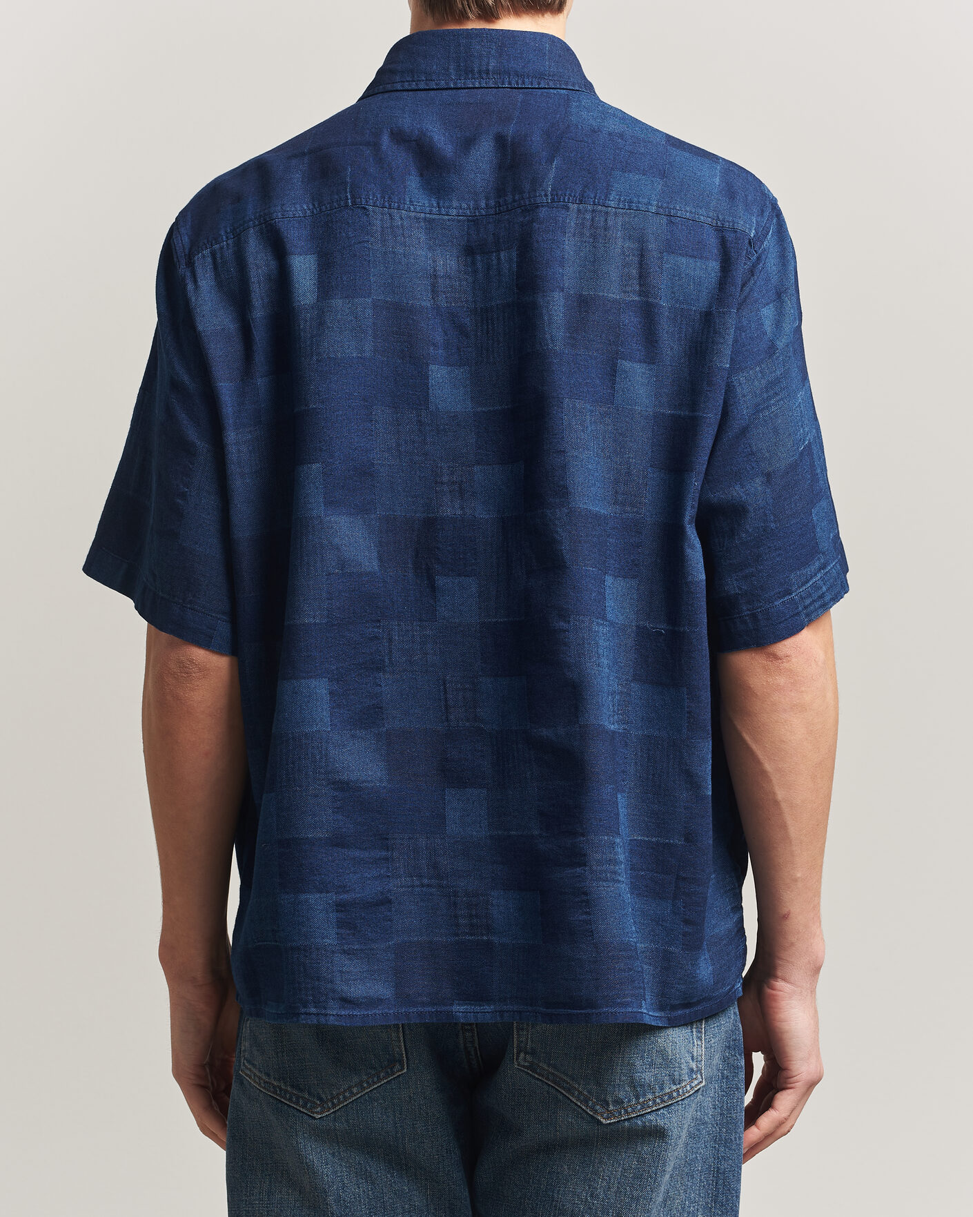 Mies | Kauluspaidat | HUGO | Ekyno Workwear Short Sleeve Shirt Dark Blue