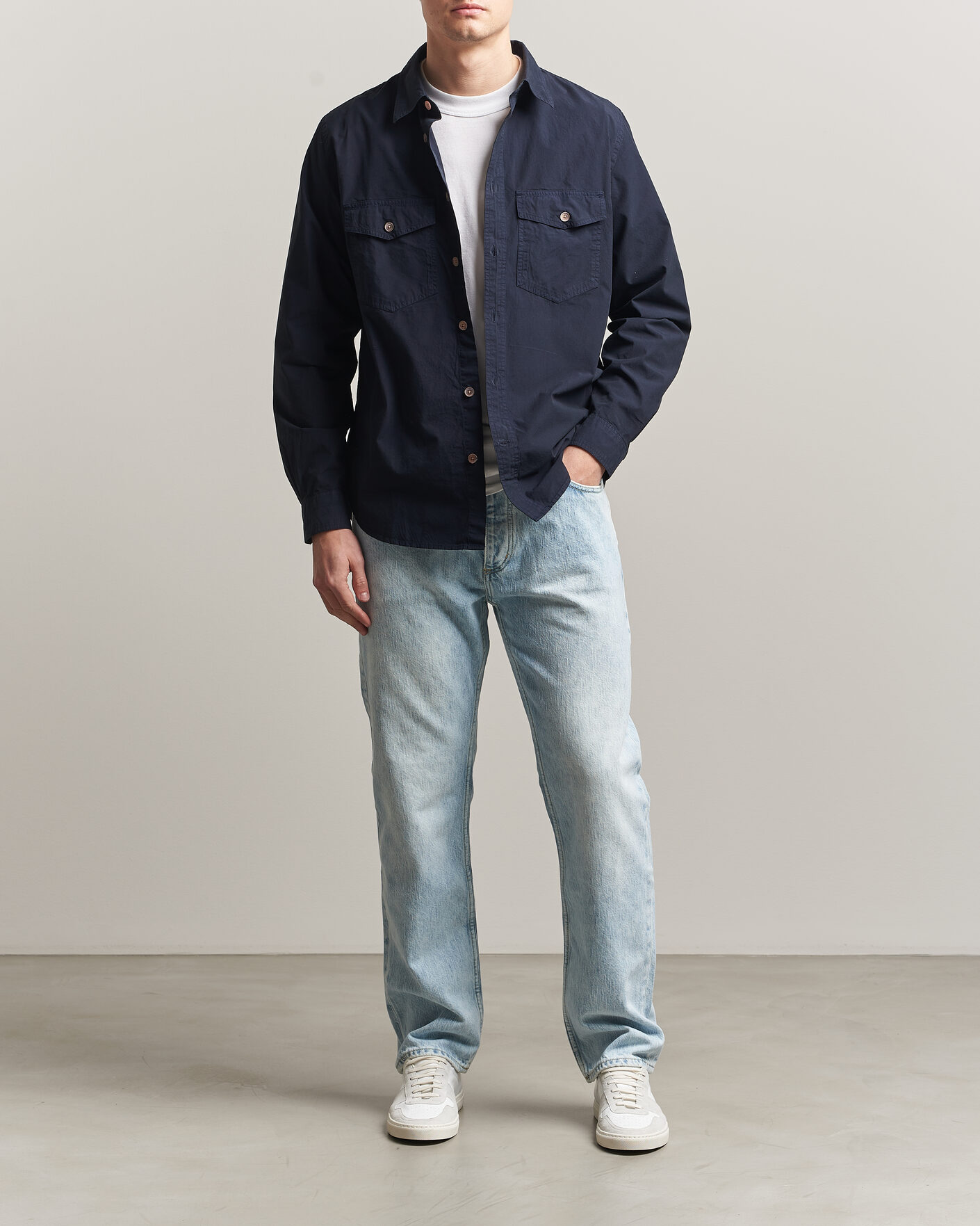 Mies | Farkut | HUGO | Jonah Straight Fit Jeans Light Blue