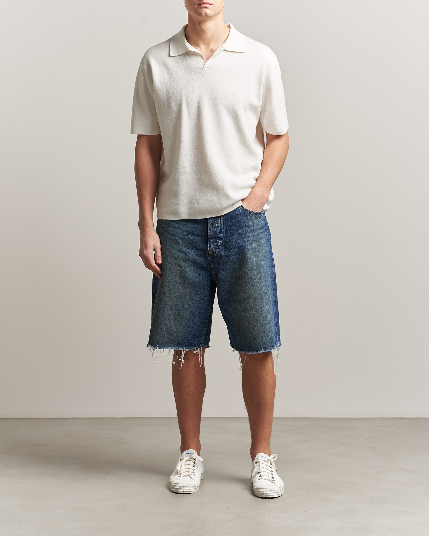 Mies | Shortsit | HUGO | Mason Denim Shorts Medium Blue