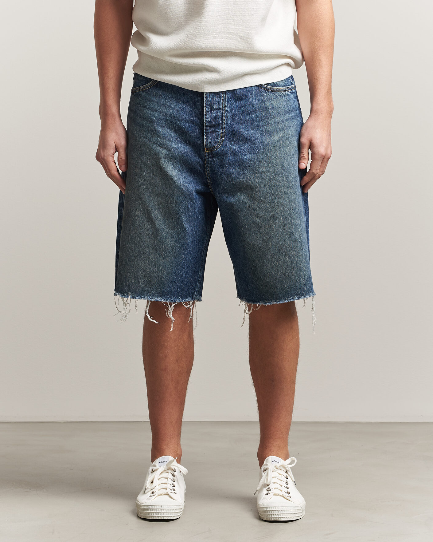 Mies | Shortsit | HUGO | Mason Denim Shorts Medium Blue