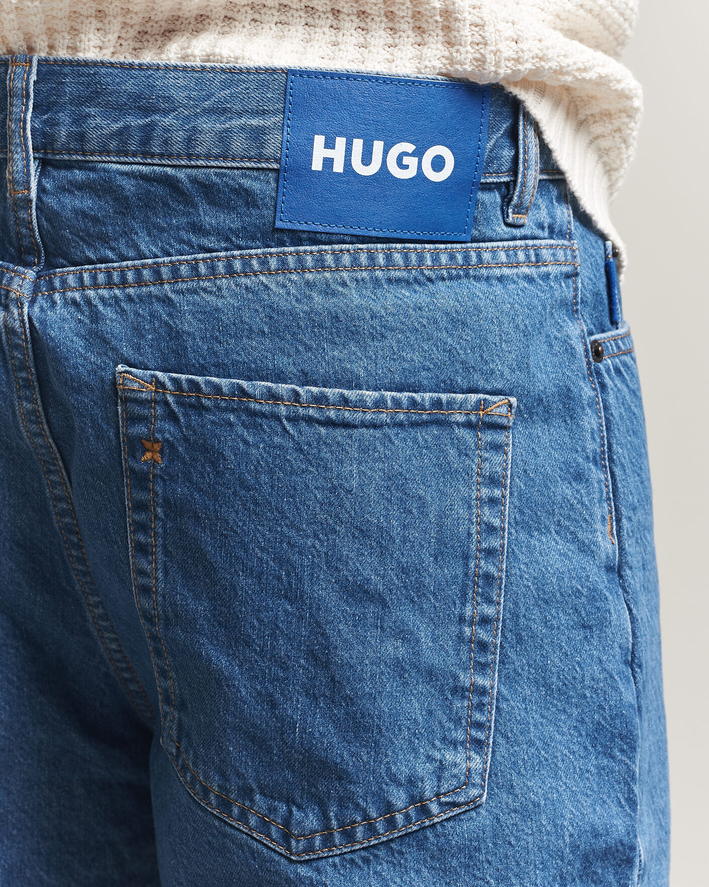 Mies | Shortsit | HUGO | Skate Denim Shorts Medium Blue