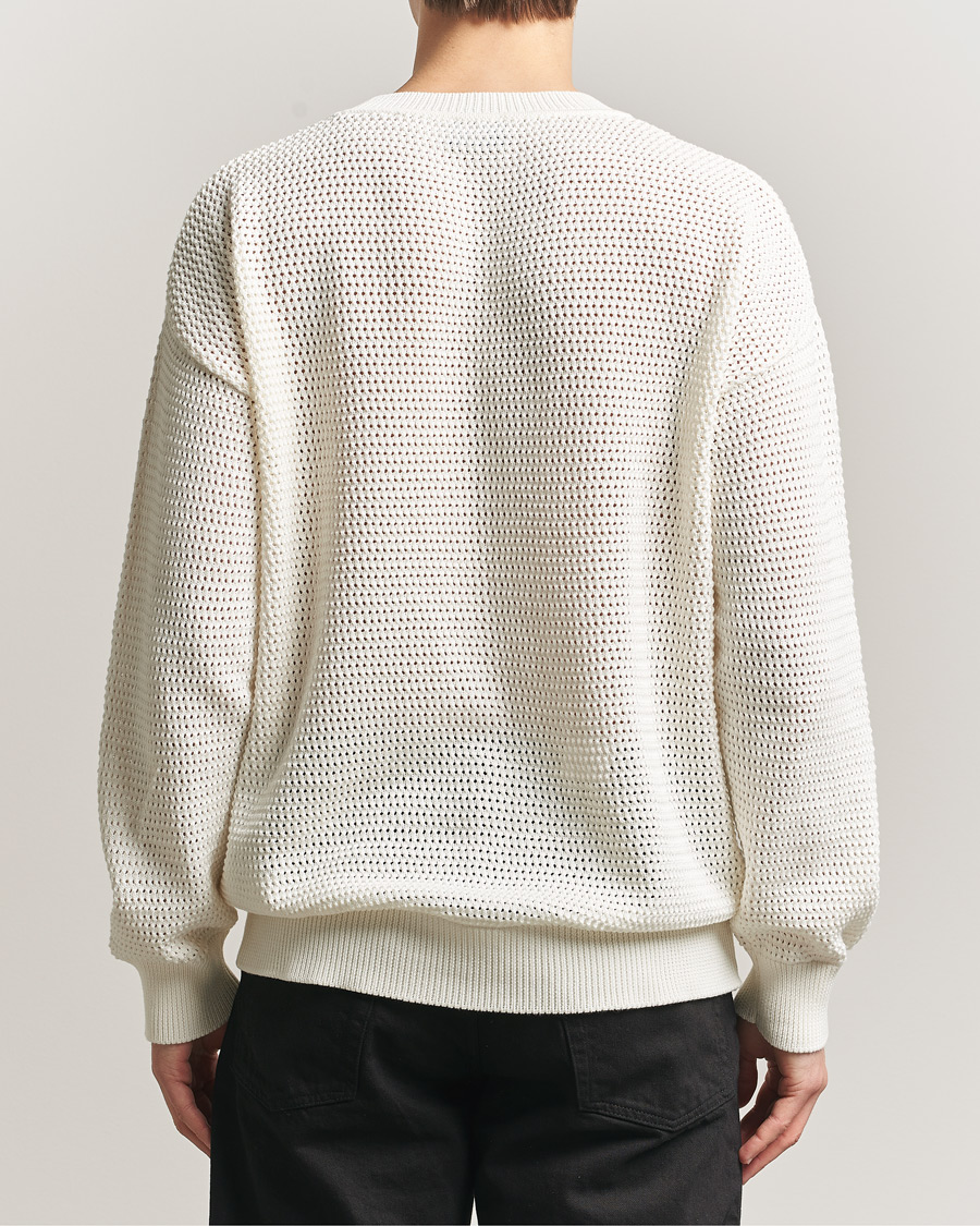 Mies | Puserot | HUGO | Sanjou Knitted Sweater Open White