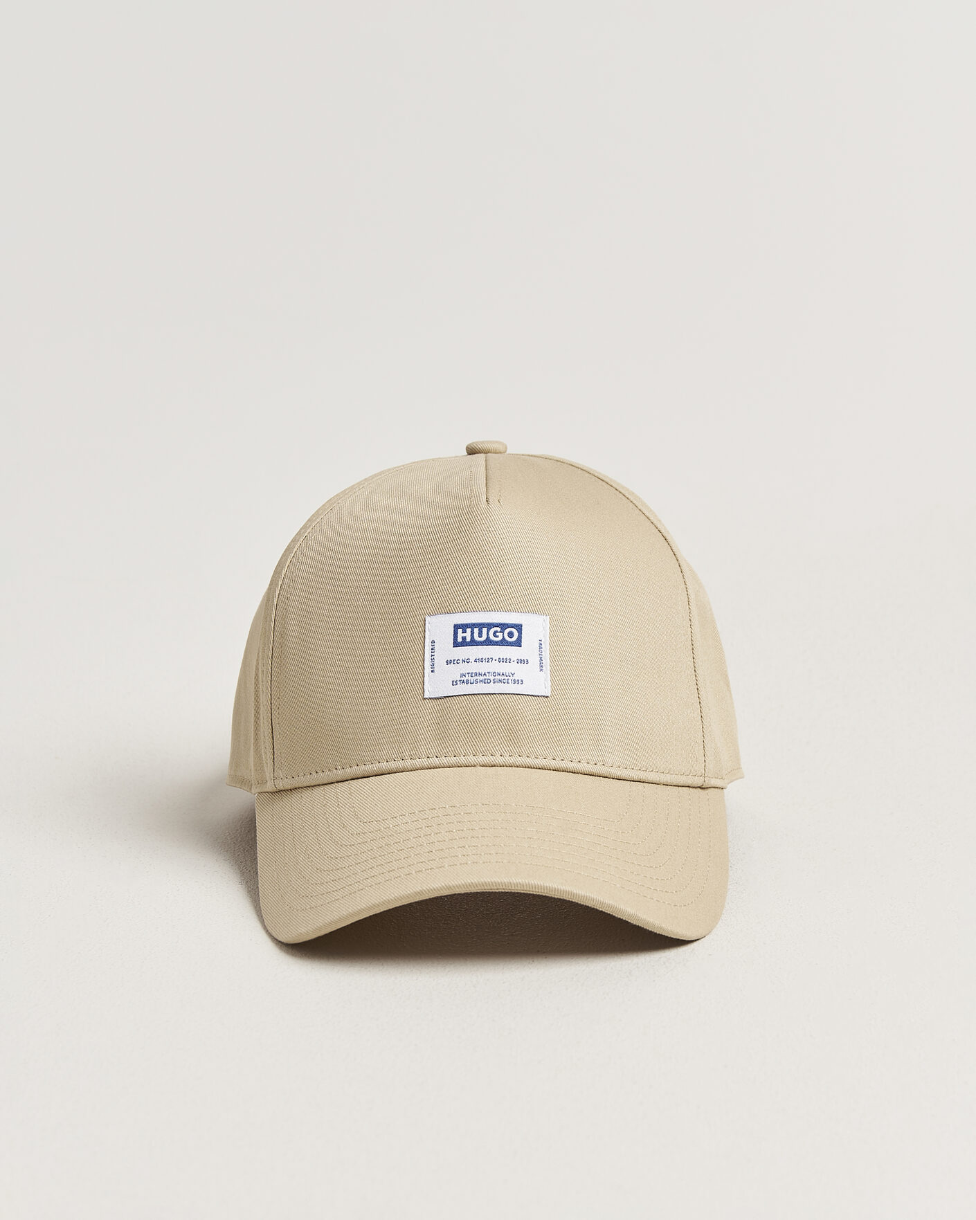 Mies | Päähineet | HUGO | Merk Logo Cap Medium Beige