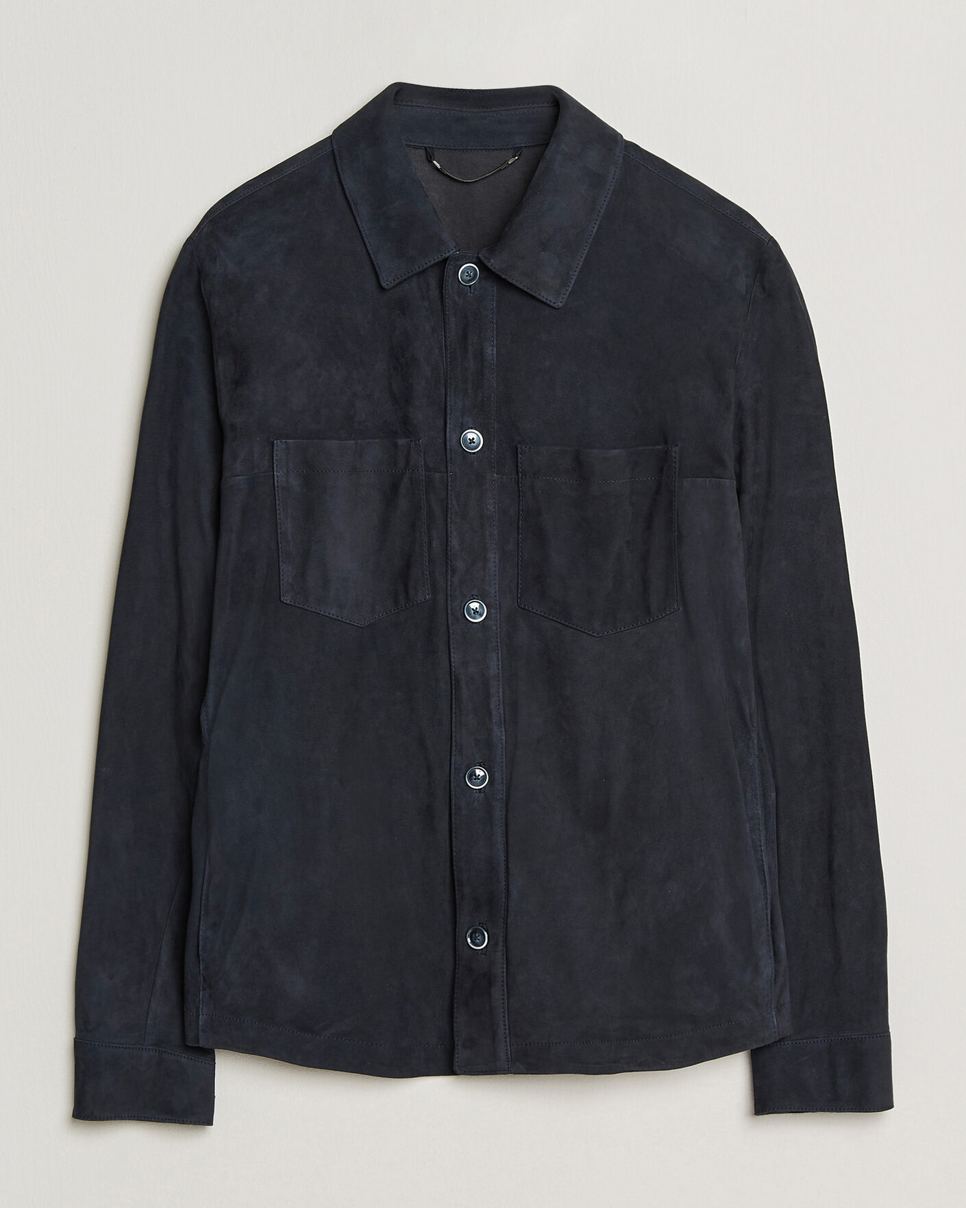 Mies | Takit | BOSS CAMEL | Mando Suede Jacket Dark Blue