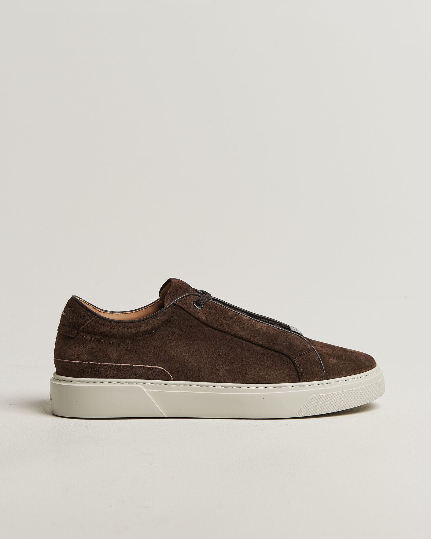 Mies | Tennarit | BOSS CAMEL | Gary Suede Sneaker Dark Brown