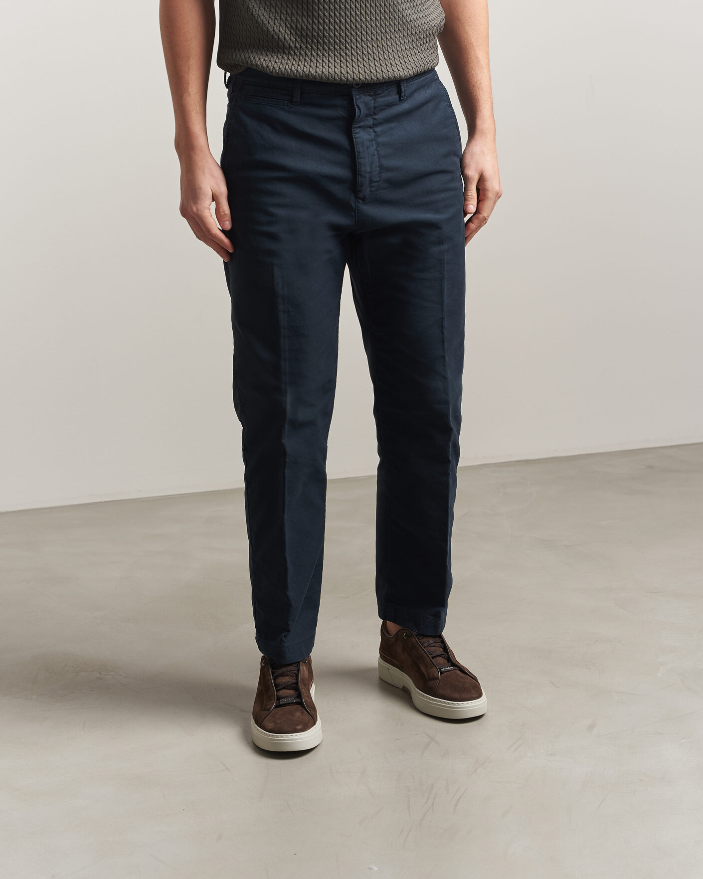 Mies | Tennarit | BOSS CAMEL | Gary Suede Sneaker Dark Brown