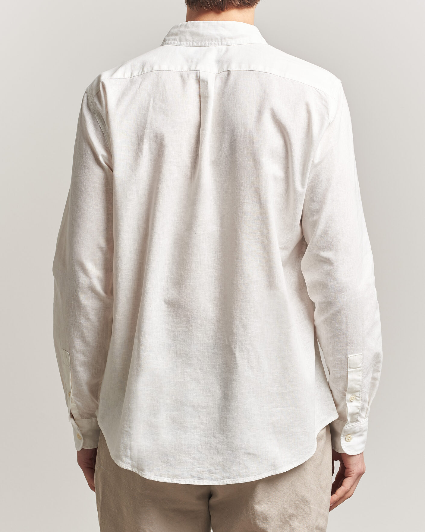 Mies | Kauluspaidat | Dockers | Slim Linen/Cotton Shirt Undyed
