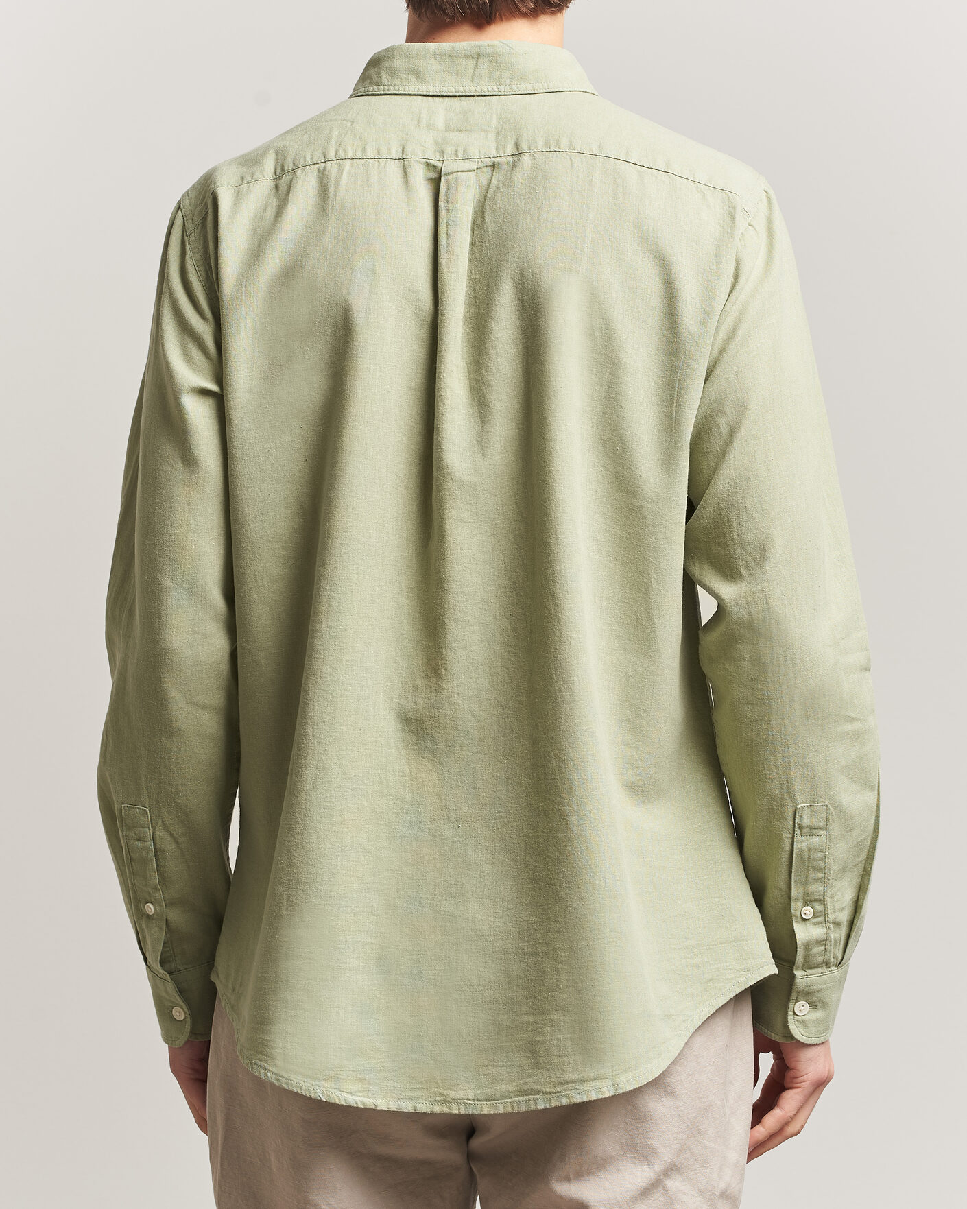 Mies | Kauluspaidat | Dockers | Slim Linen/Cotton Shirt Tea