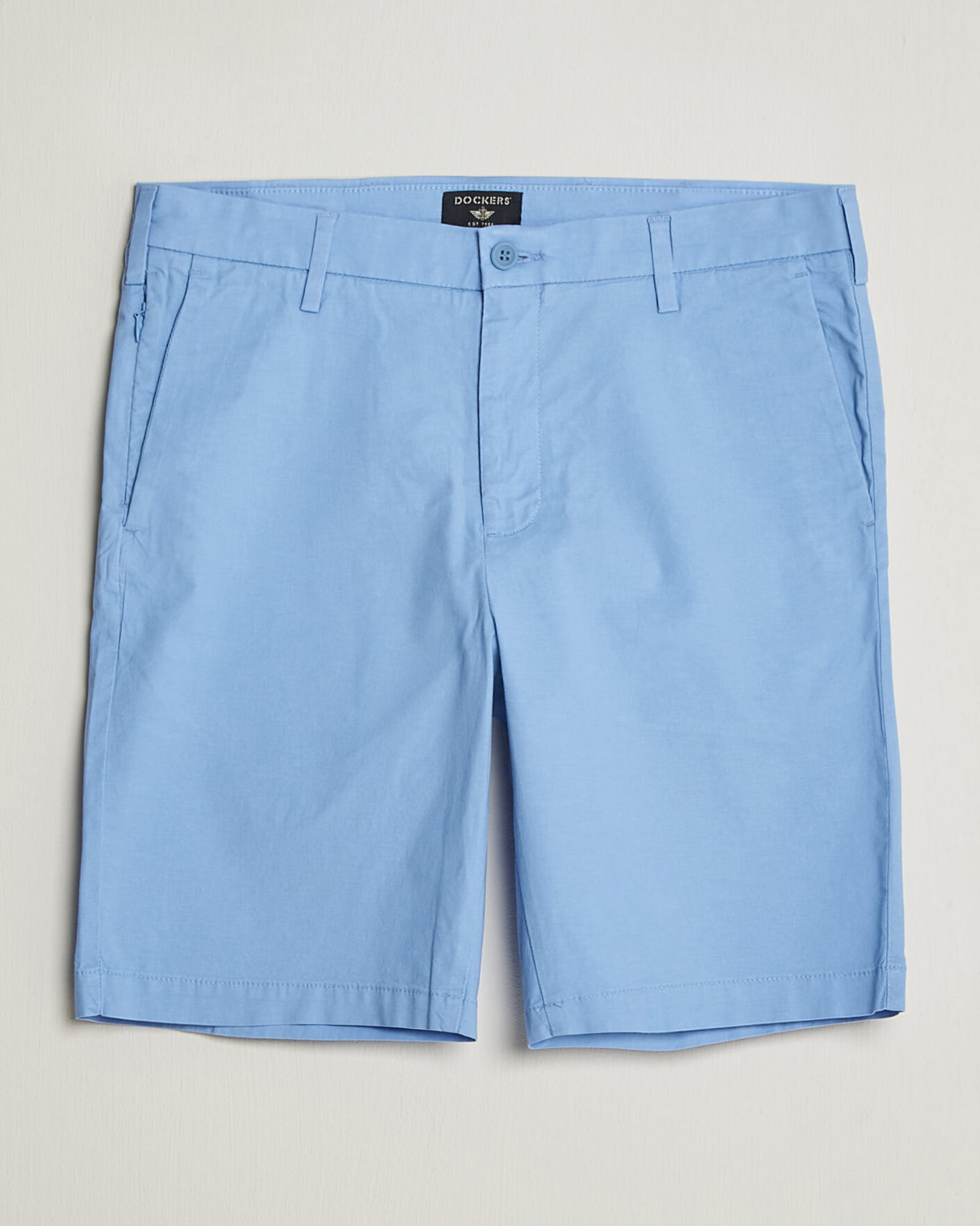 Mies | Shortsit | Dockers | Slim Cotton/Linen Shorts Vista Blue