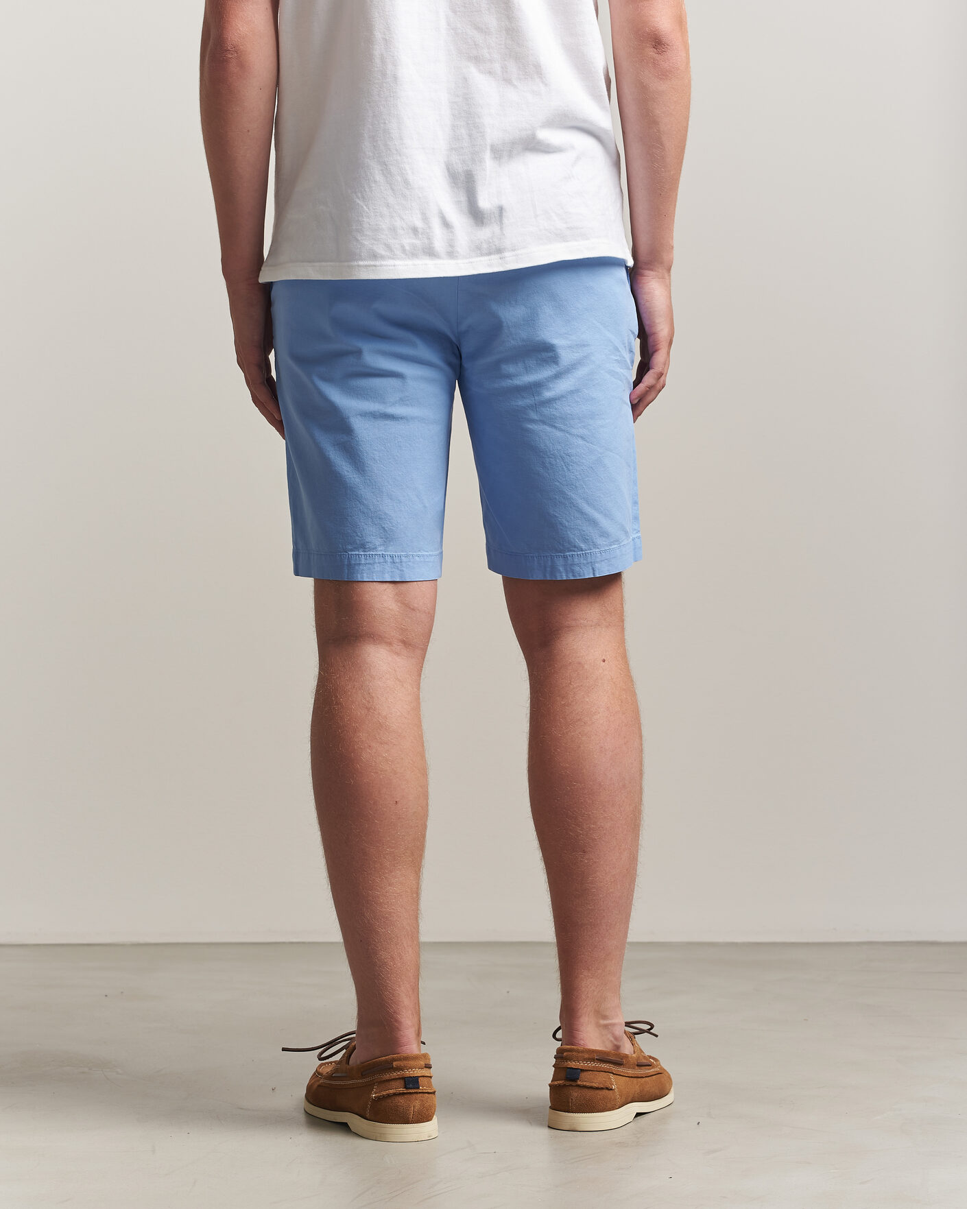 Mies | Shortsit | Dockers | Slim Cotton/Linen Shorts Vista Blue