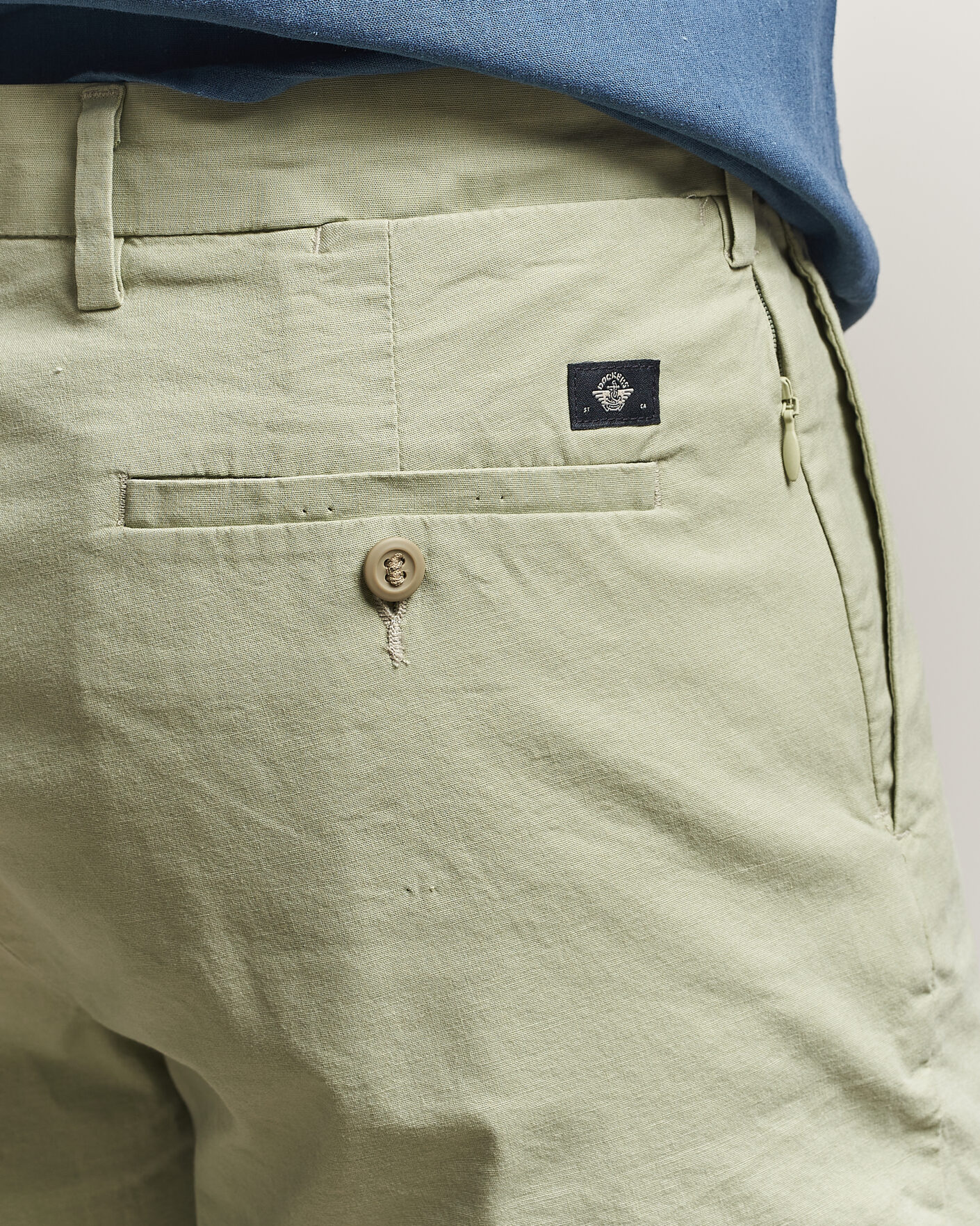 Mies | Shortsit | Dockers | Slim Cotton/Linen Shorts Tea