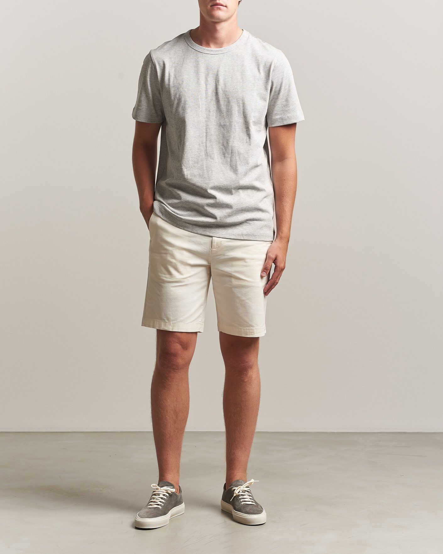 Mies | Shortsit | Dockers | Slim Cotton/Linen Shorts Buttercream