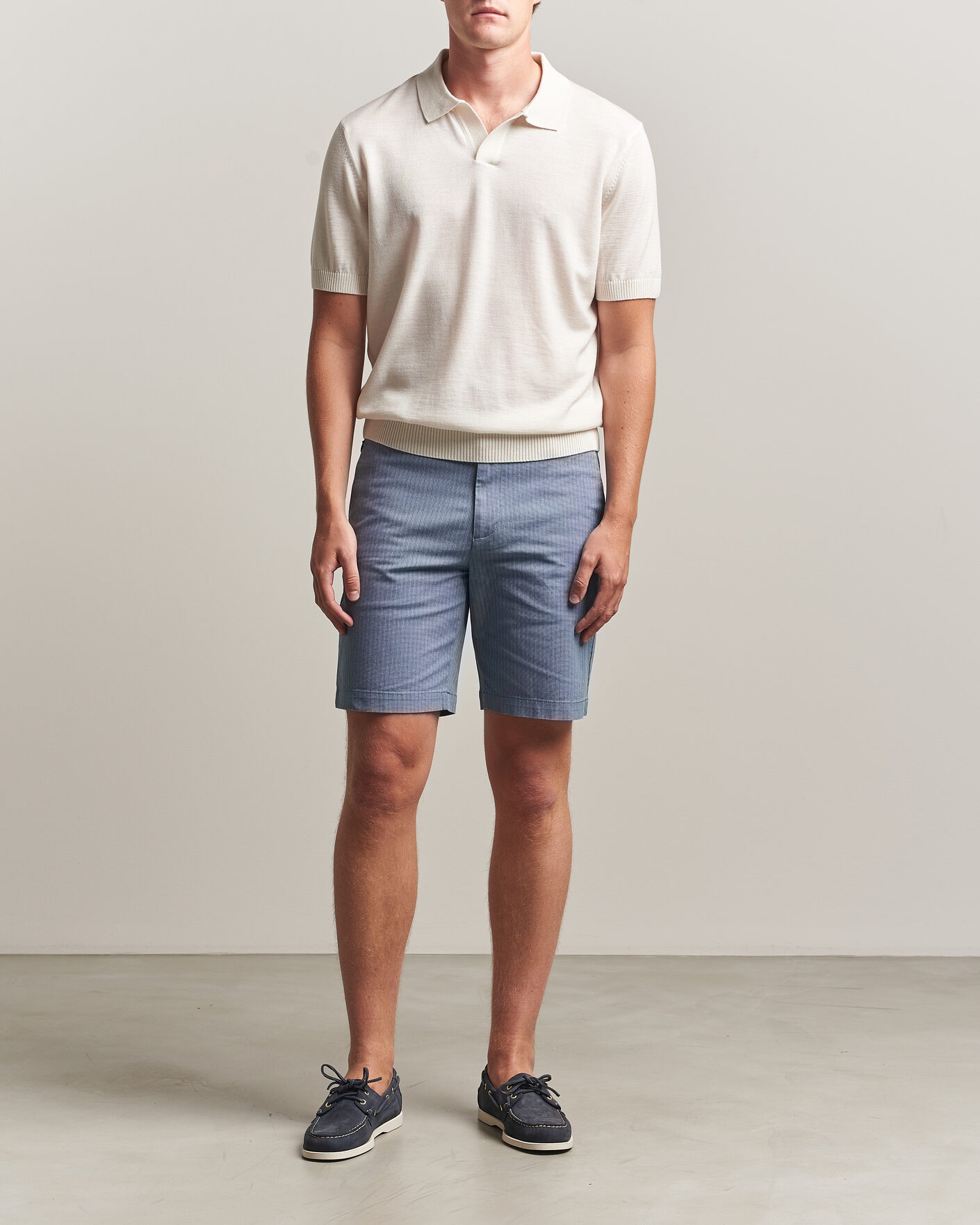 Mies | Shortsit | Dockers | Slim Cotton/Linen Shorts Bering Sea
