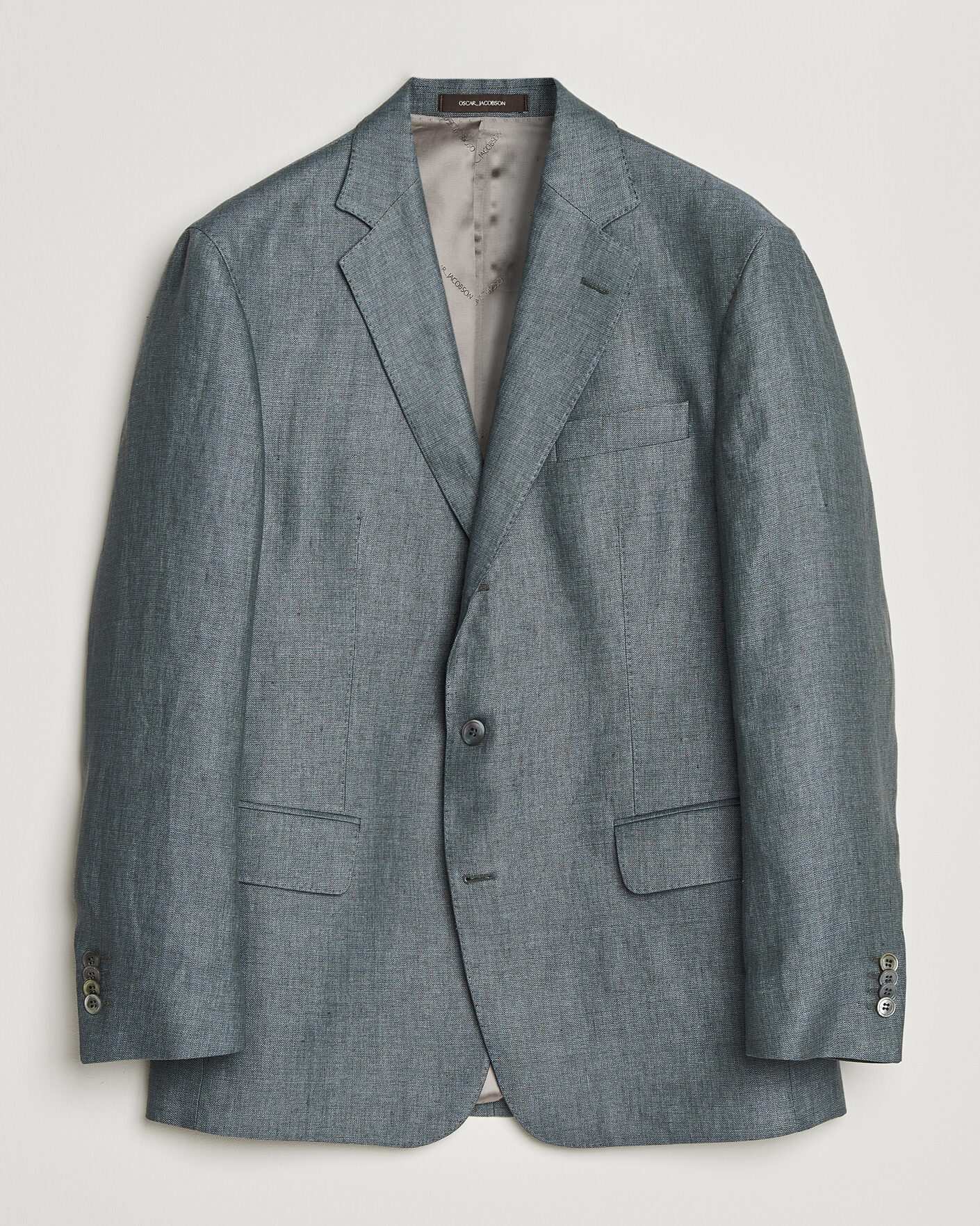 Mies | Pikkutakit | Oscar Jacobson | Robert Linen Blazer Olive