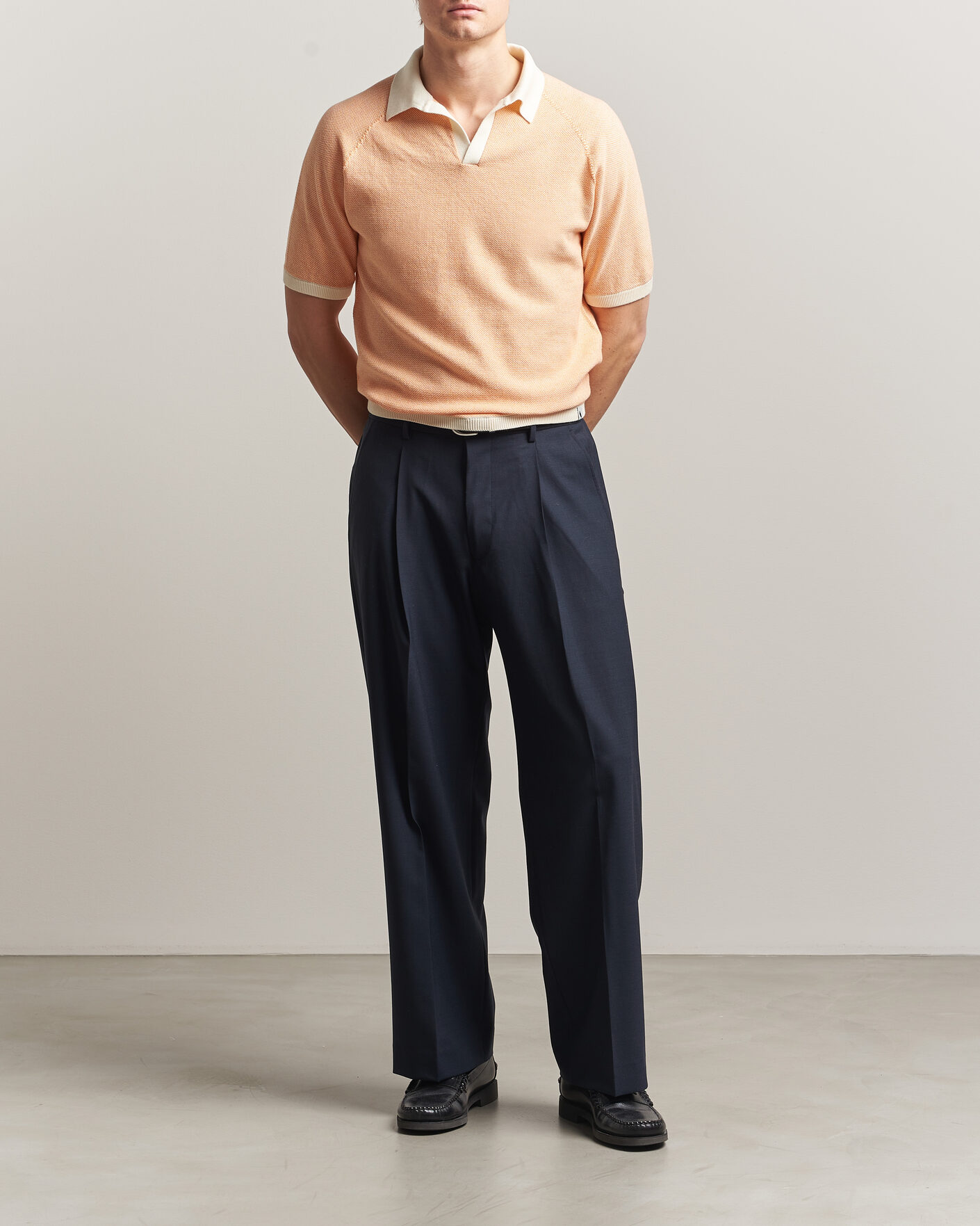 Mies | Pikeet | Peregrine | Lynton Cotton Polo Apricot