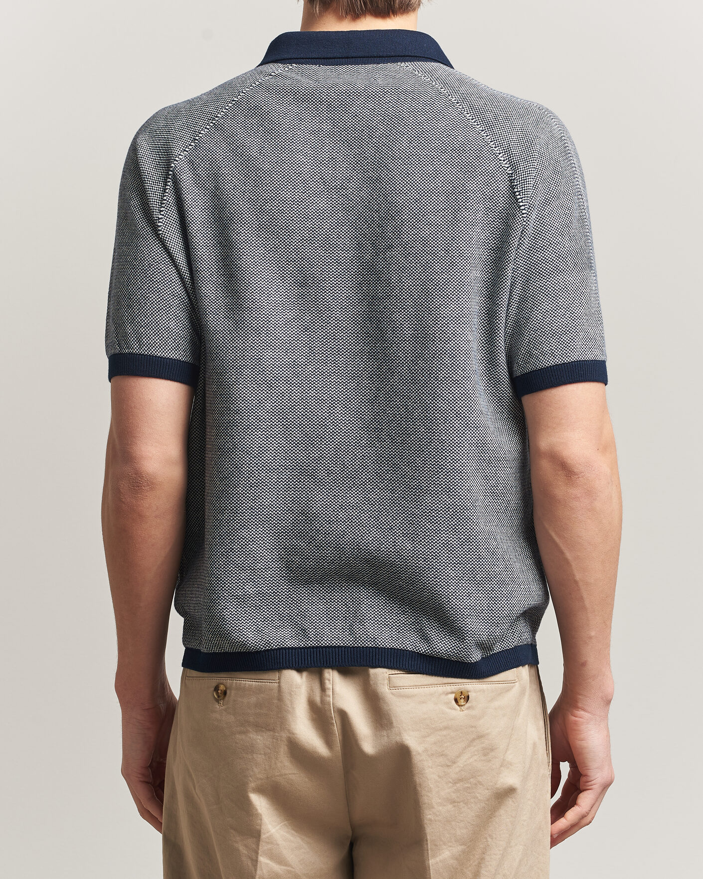 Mies | Pikeet | Peregrine | Lynton Cotton Polo Navy