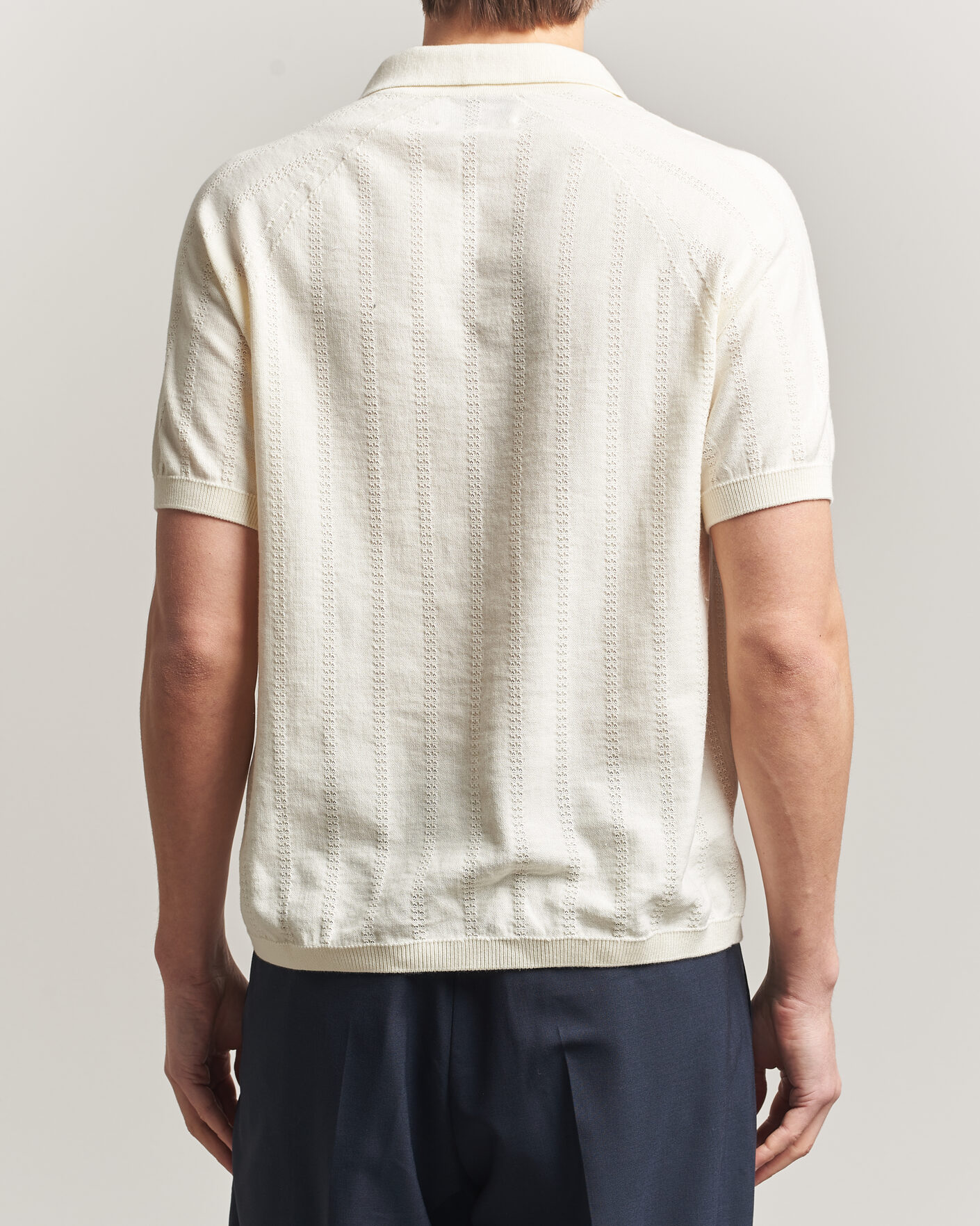 Mies | Pikeet | Peregrine | Alma Cotton Structure Polo White