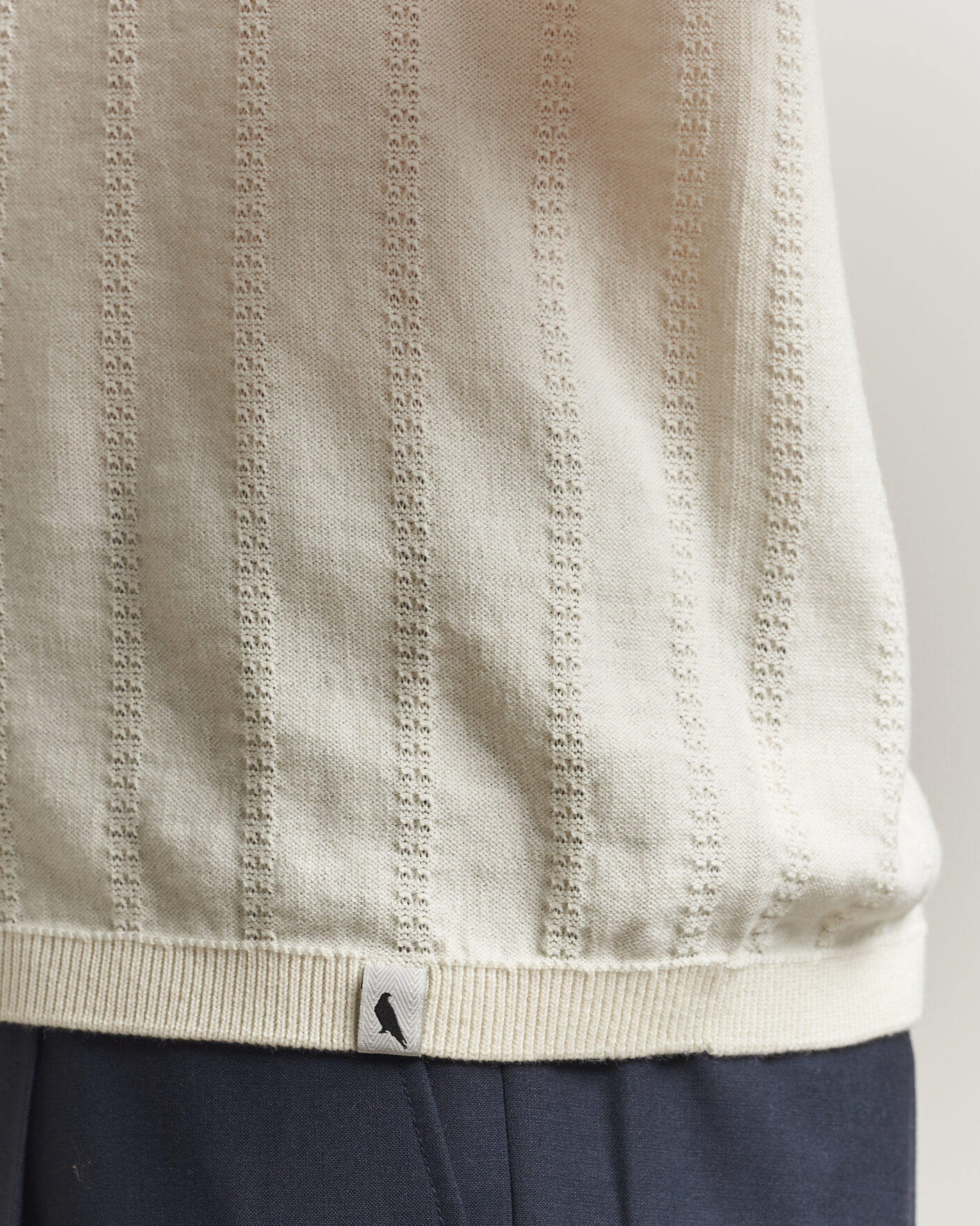 Mies | Pikeet | Peregrine | Alma Cotton Structure Polo White