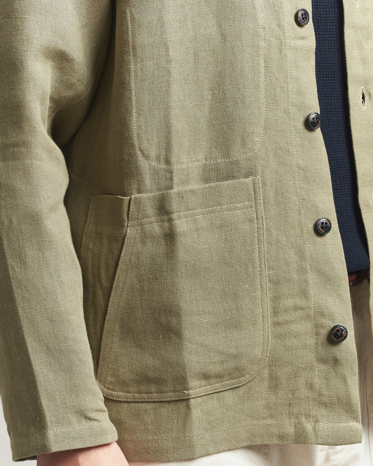 Mies | Kauluspaidat | Peregrine | Windsor Linen Shacket Khaki