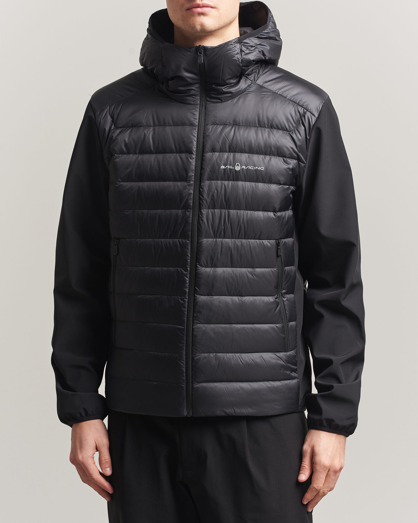 Mies | Takit | Sail Racing | Spray Hooded Hybrid Jacket Carbon