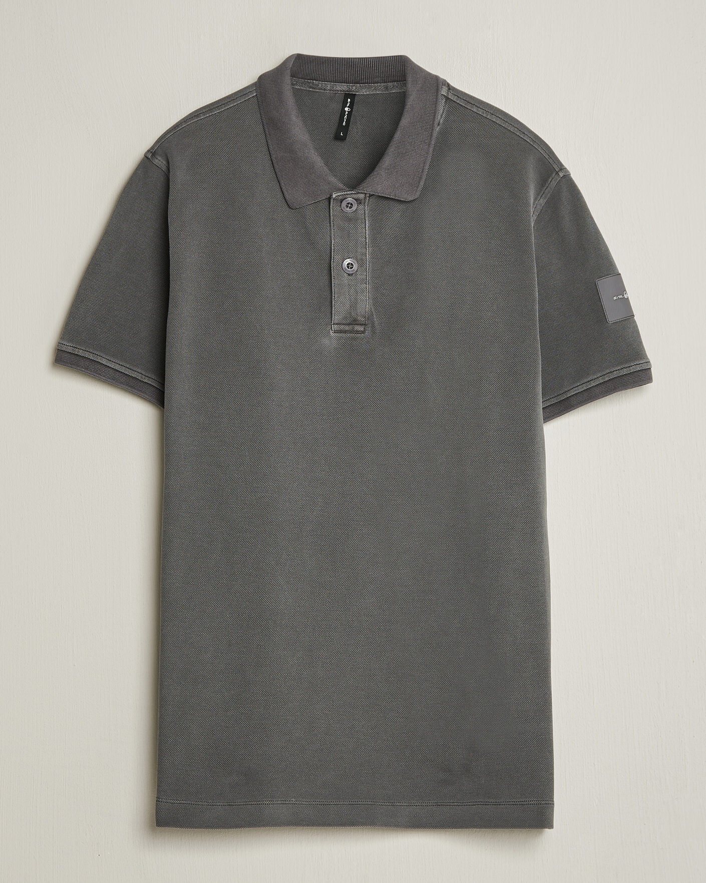 Mies | Pikeet | Sail Racing | Wind Pigment Dyed Polo Frost Grey