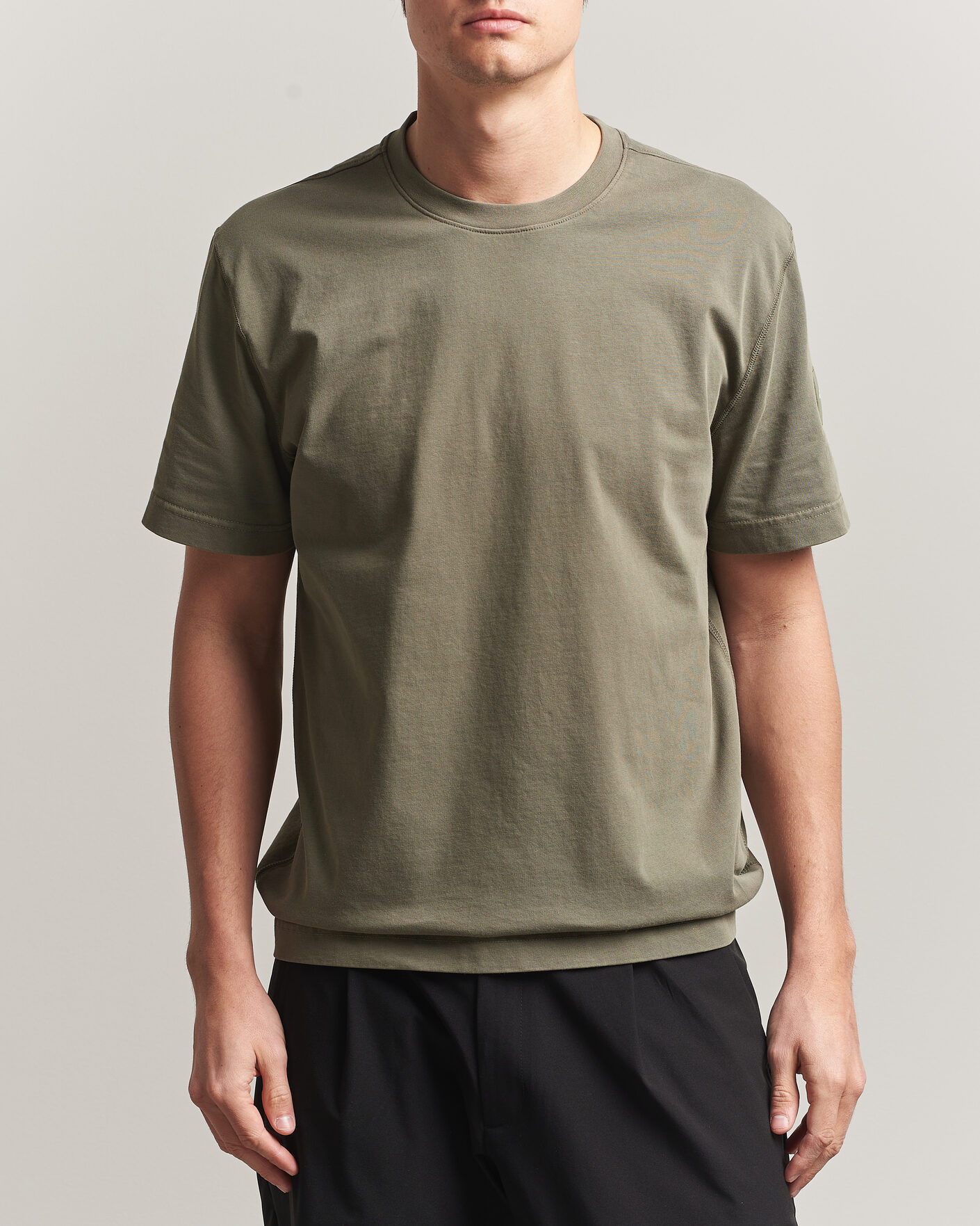 Mies | T-paidat | Sail Racing | Wind Pigment Dyed T-Shirt Mud Green