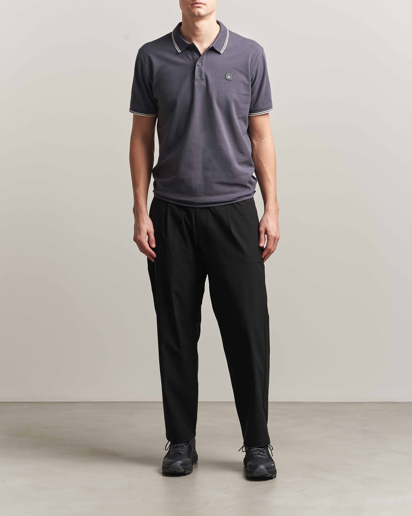 Mies | Pikeet | Sail Racing | Fleet Polo Dark Steel Blue