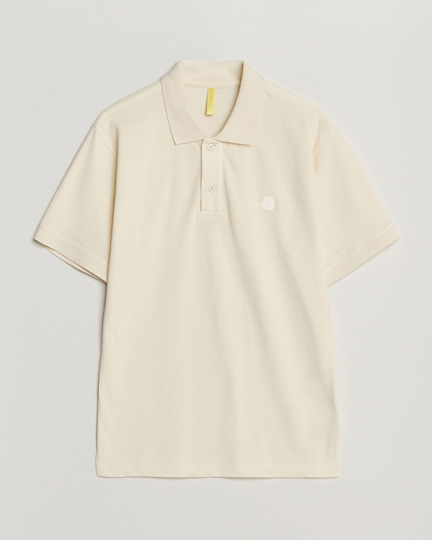 Mies | Pikeet | Sail Racing | Tornado Cotton/Linen Pique Polo Off White