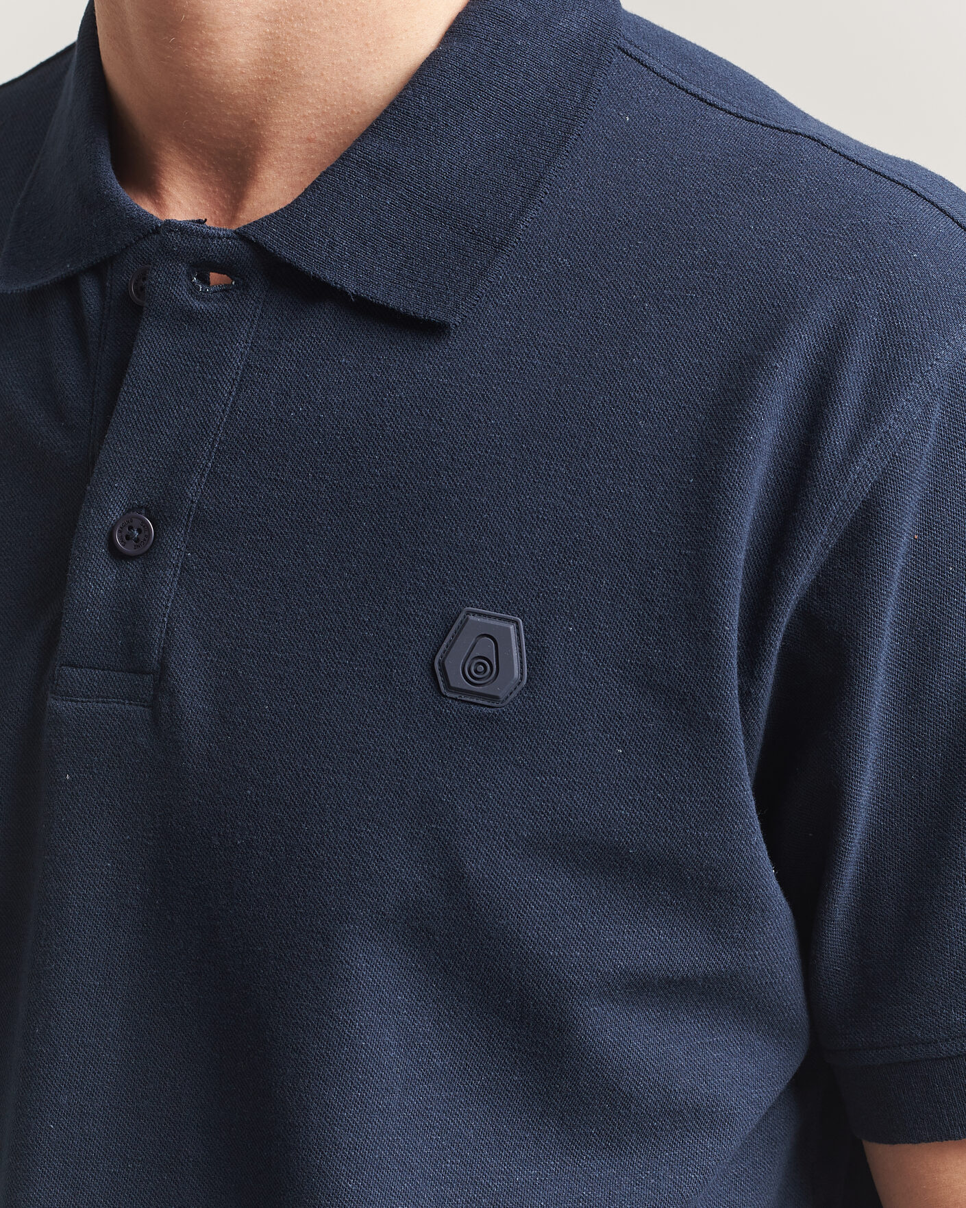 Mies | Pikeet | Sail Racing | Tornado Cotton/Linen Pique Polo Navy