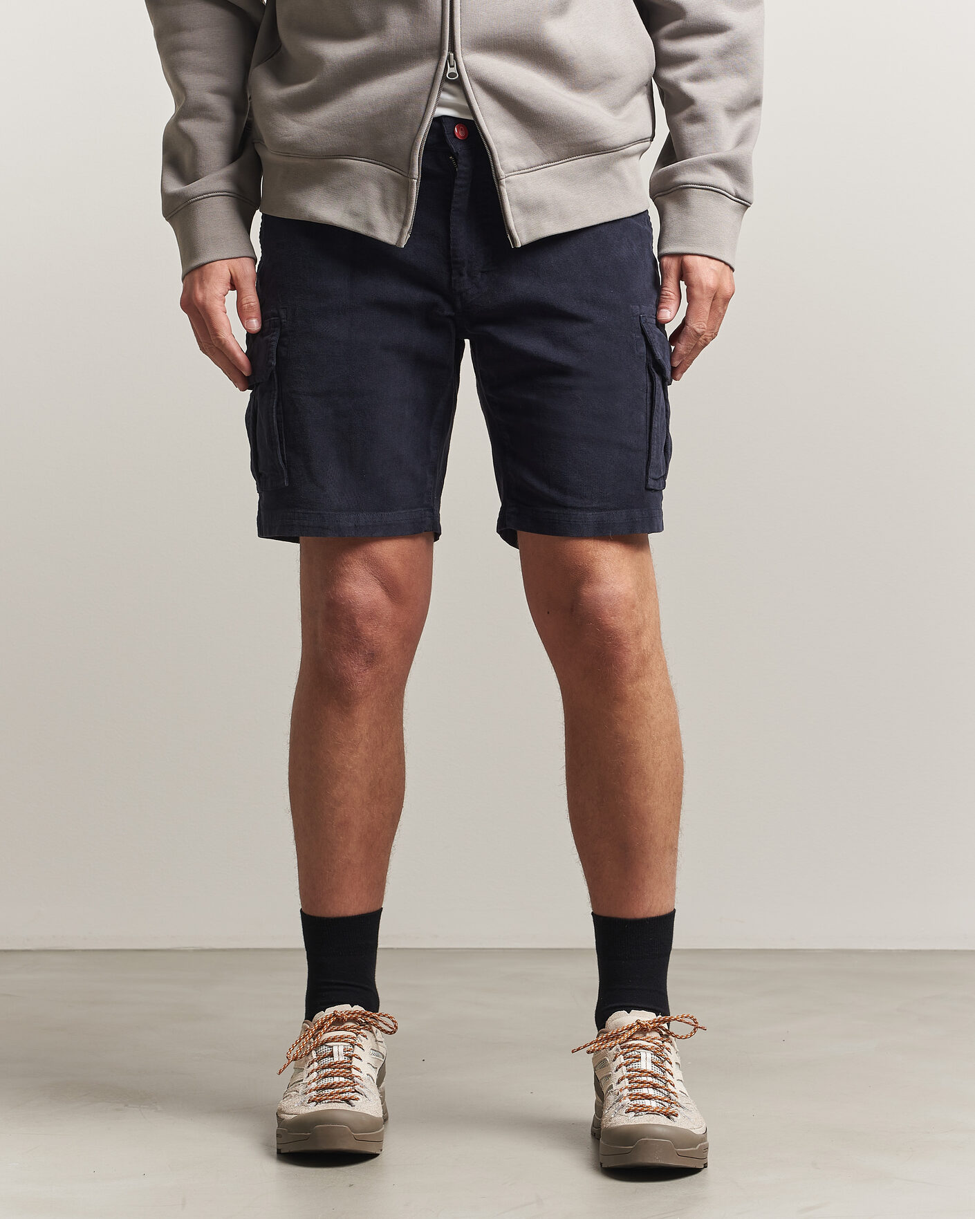 Mies | Shortsit | Sail Racing | Grinder Corduroy Cargo Shorts Dark Navy