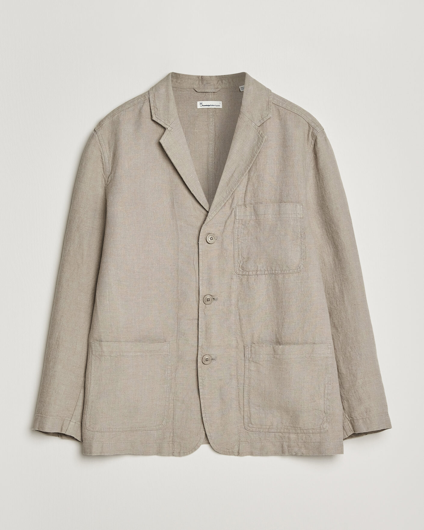 Miehet |  | KnowledgeCotton Apparel | Linen Blazer Twill